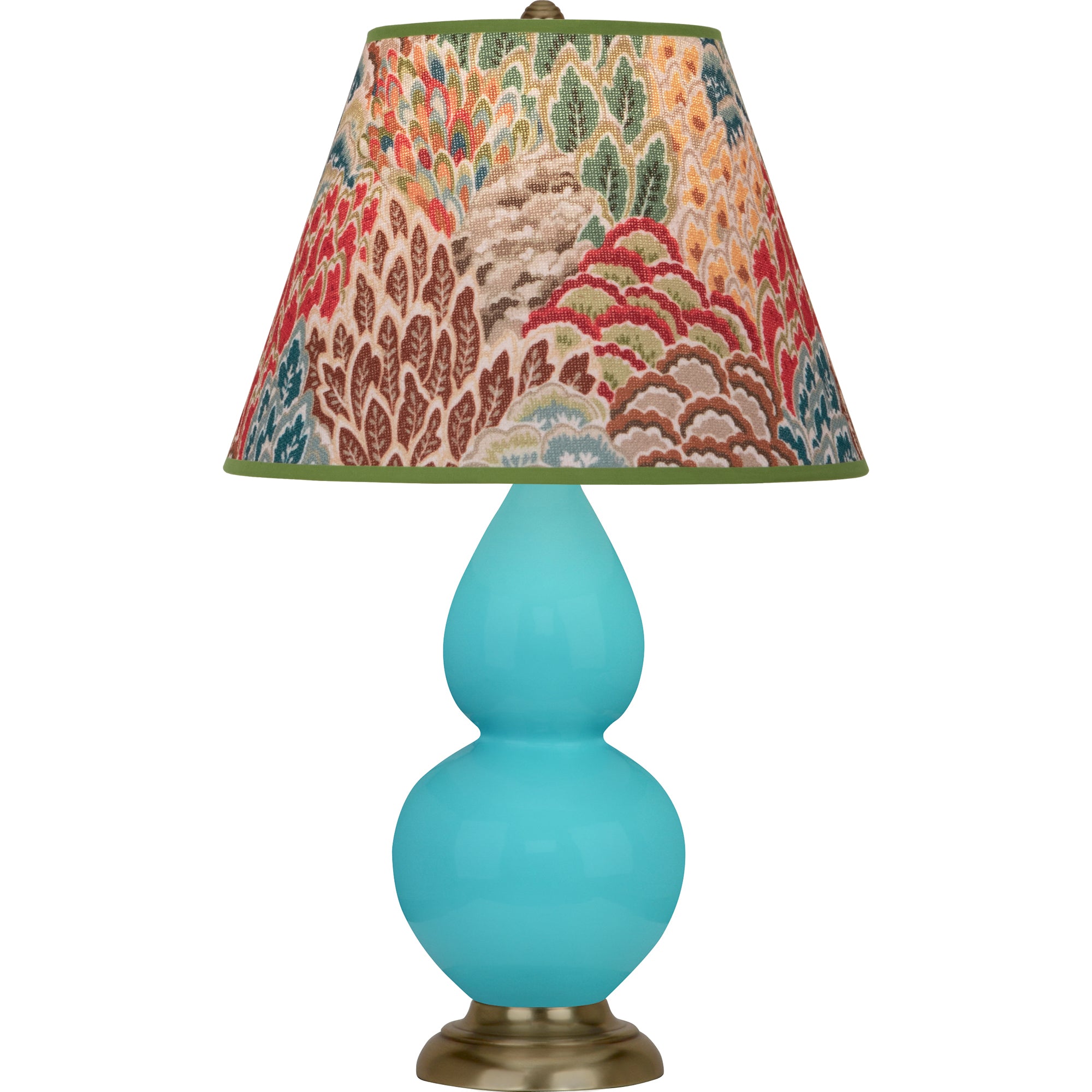 1760F | Egg Blue Small Double Gourd Accent Lamp
