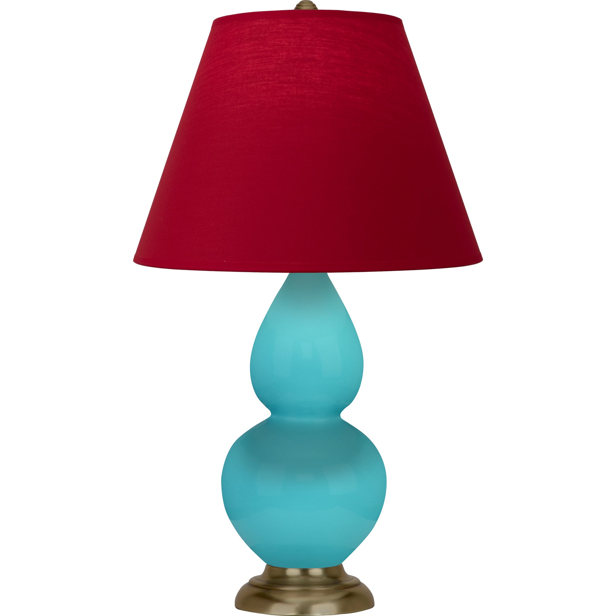 1760R | Egg Blue Small Double Gourd Accent Lamp