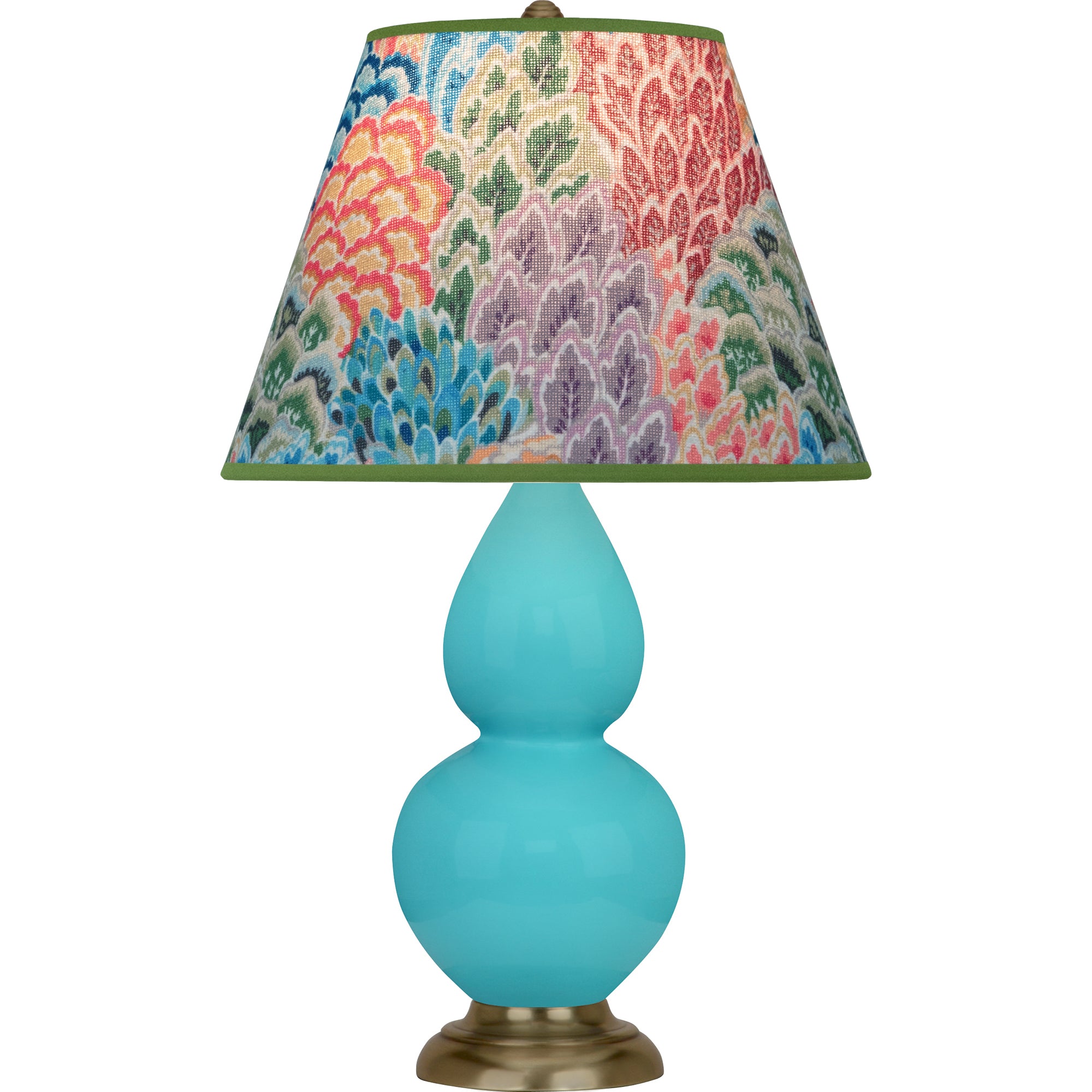 1760S | Egg Blue Small Double Gourd Accent Lamp