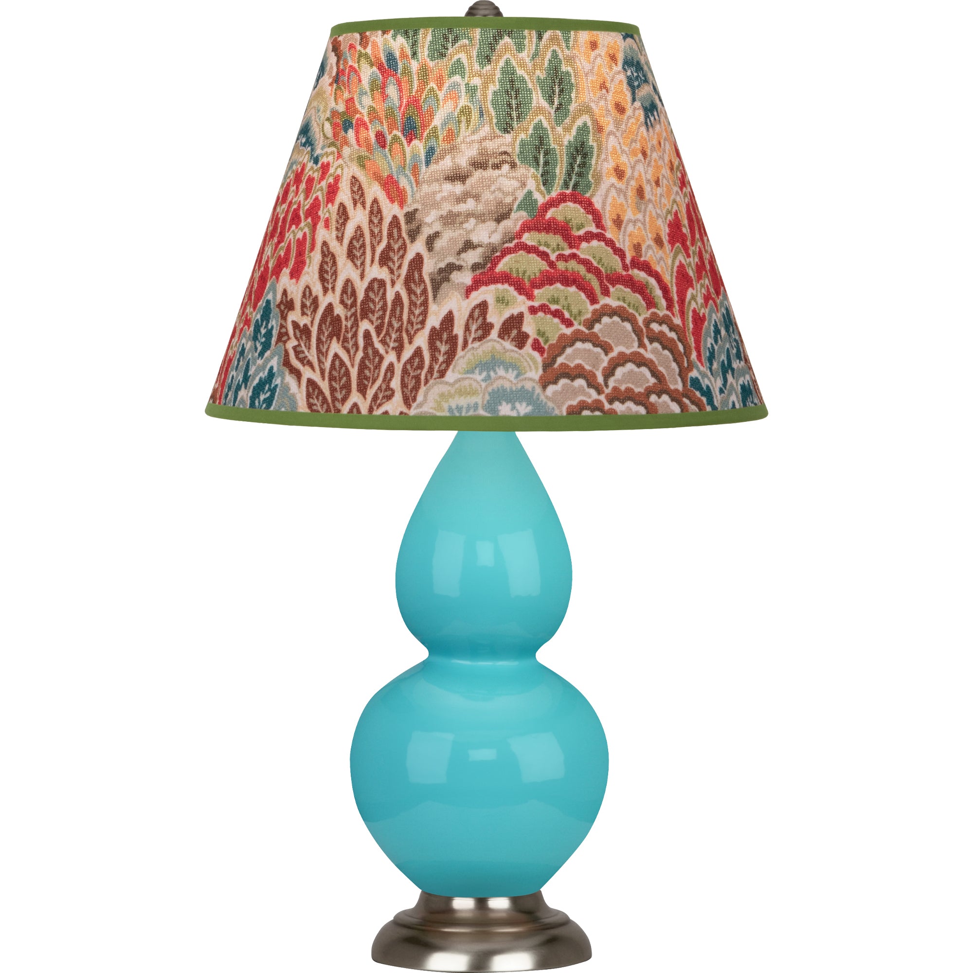 1761F | Egg Blue Small Double Gourd Accent Lamp