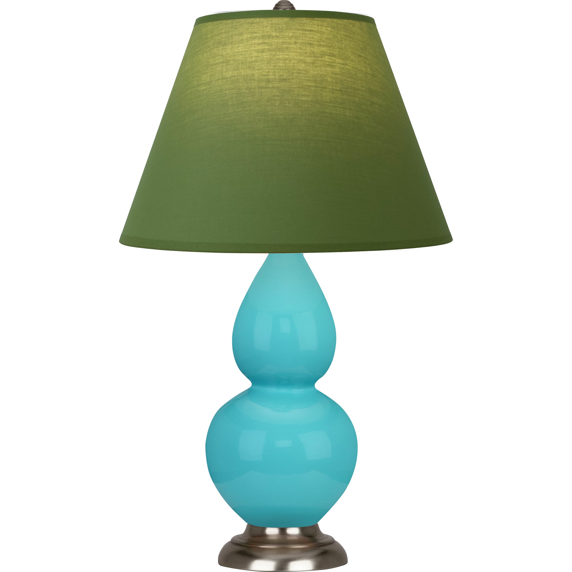 1761G | Egg Blue Small Double Gourd Accent Lamp