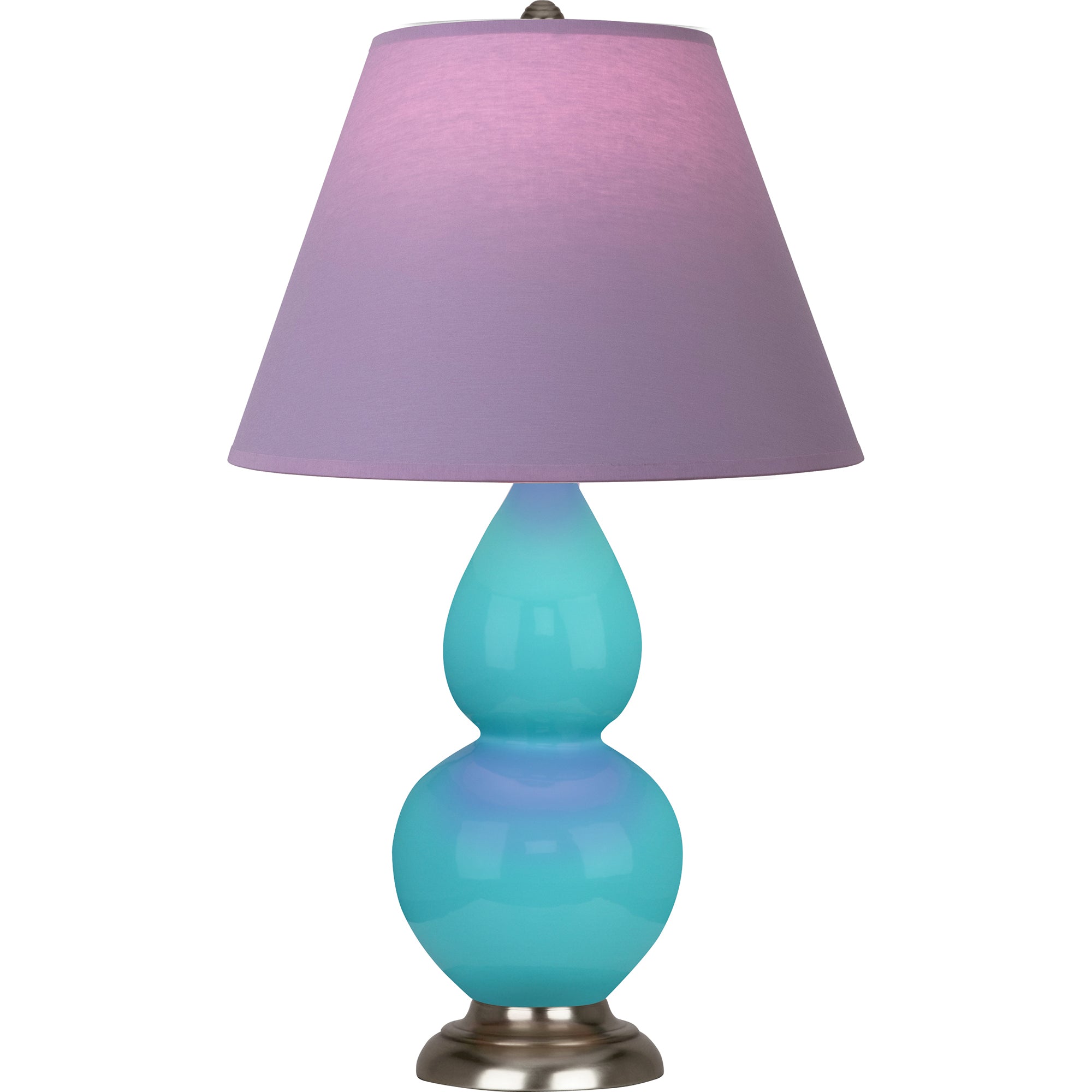 1761L | Egg Blue Small Double Gourd Accent Lamp