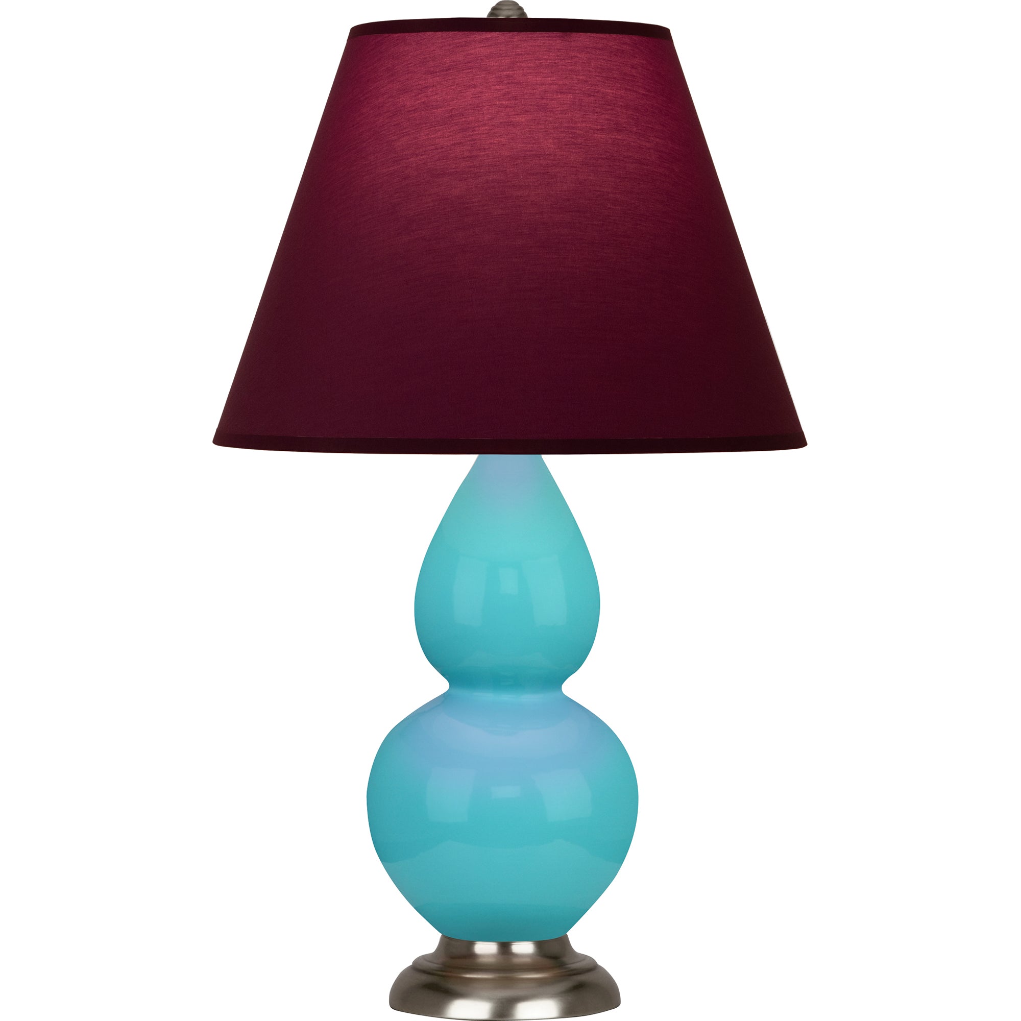 1761P | Egg Blue Small Double Gourd Accent Lamp