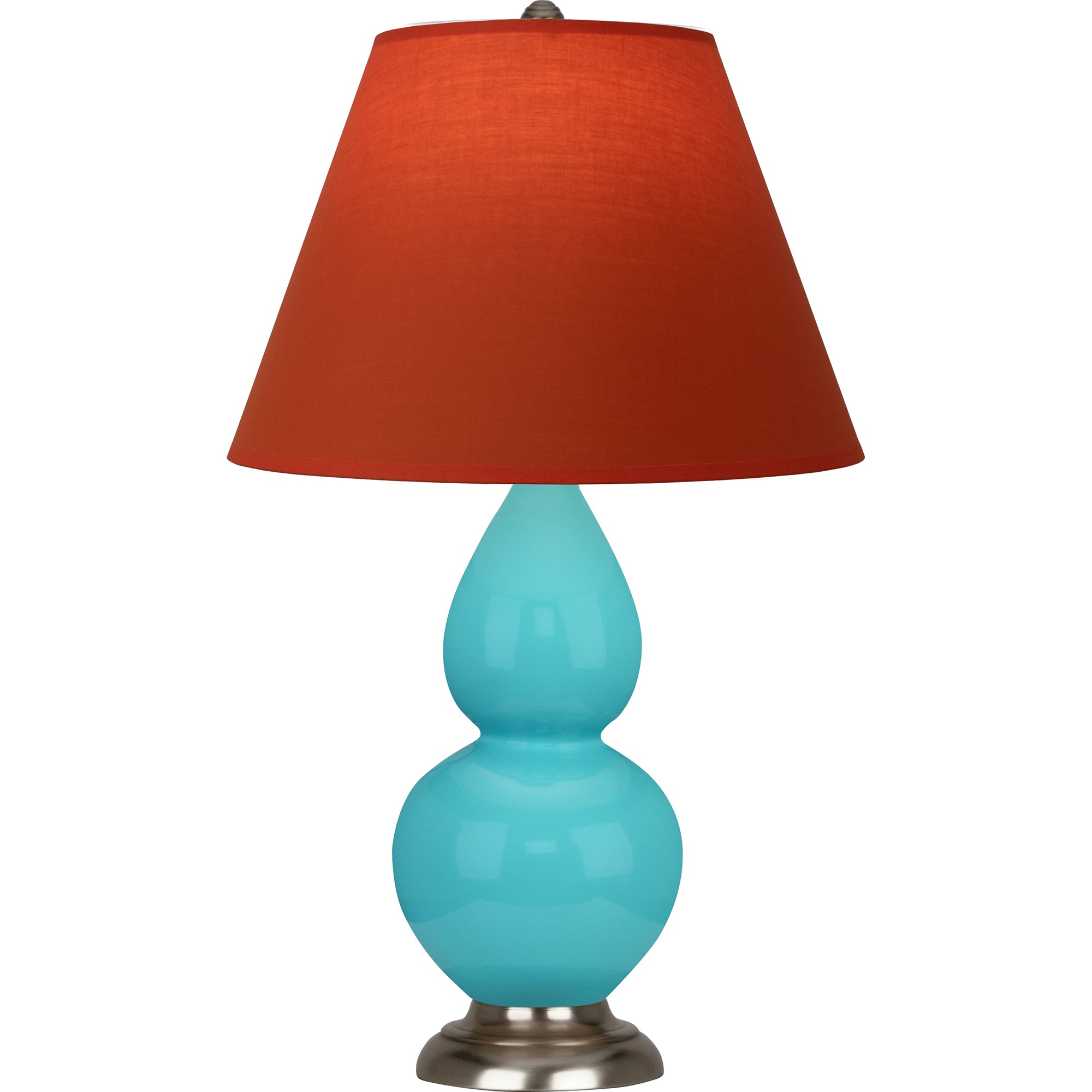 1761T | Egg Blue Small Double Gourd Accent Lamp