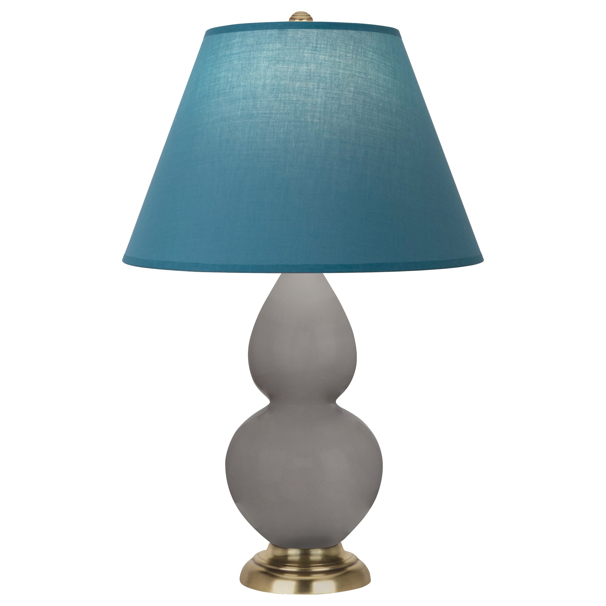 1768B | Smokey Taupe Small Double Gourd Accent Lamp
