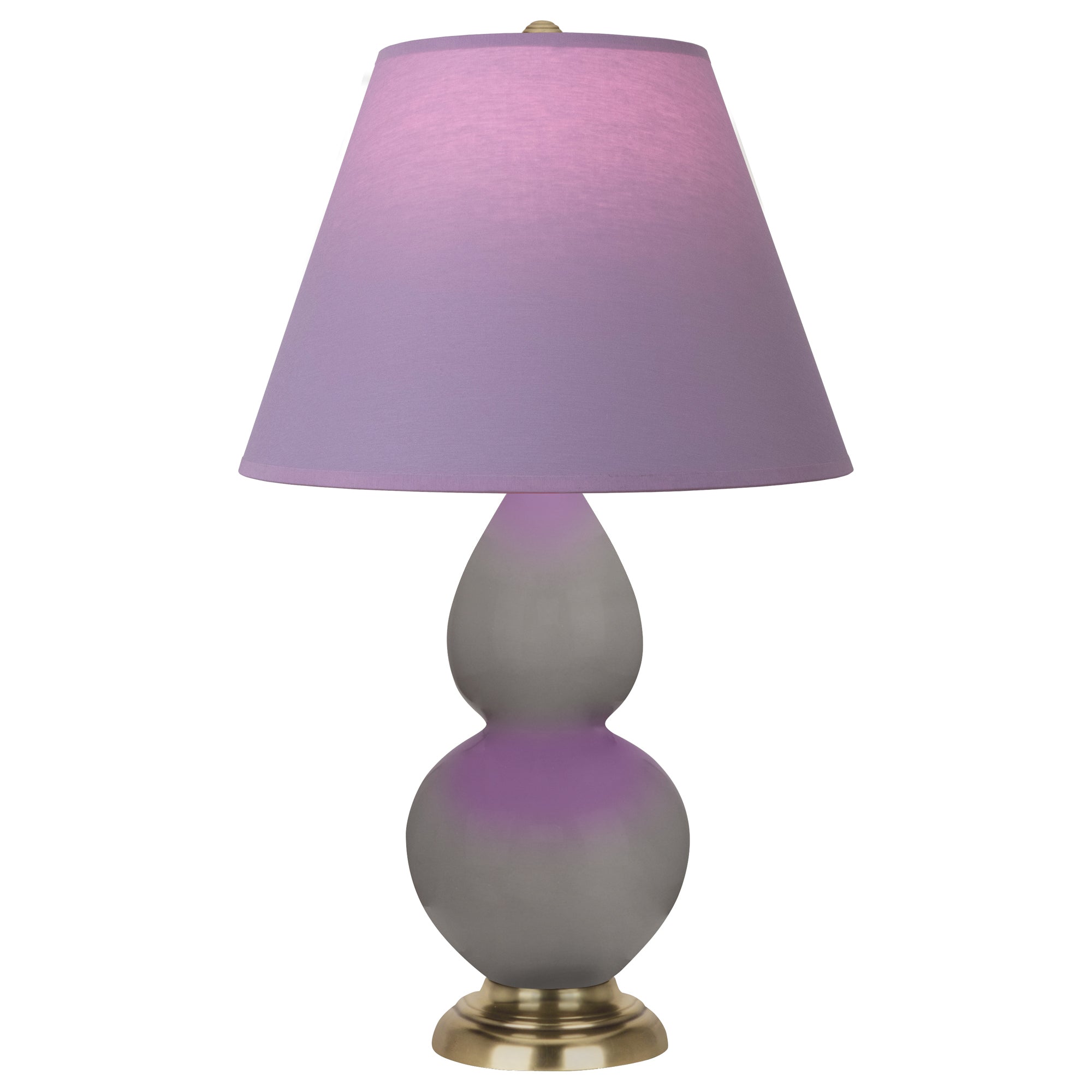 1768L | Smokey Taupe Small Double Gourd Accent Lamp