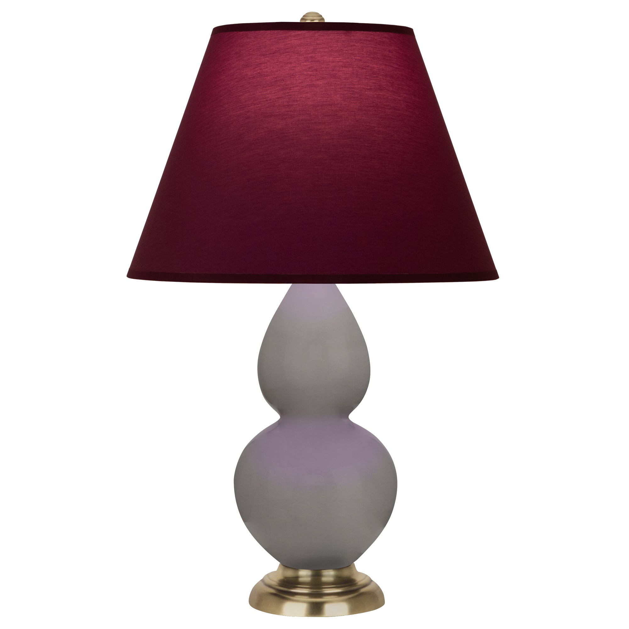 1768P | Smokey Taupe Small Double Gourd Accent Lamp