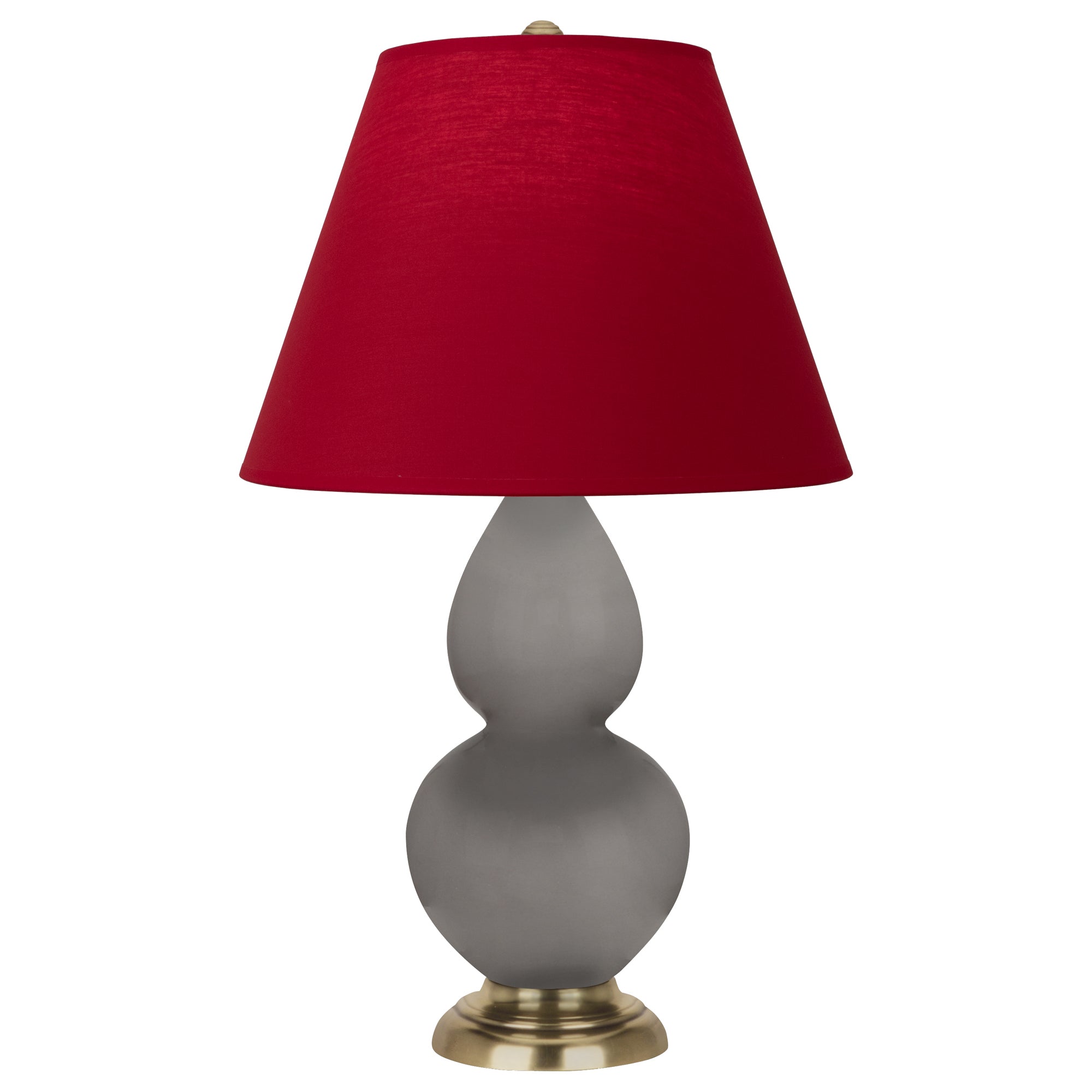 1768R | Smokey Taupe Small Double Gourd Accent Lamp