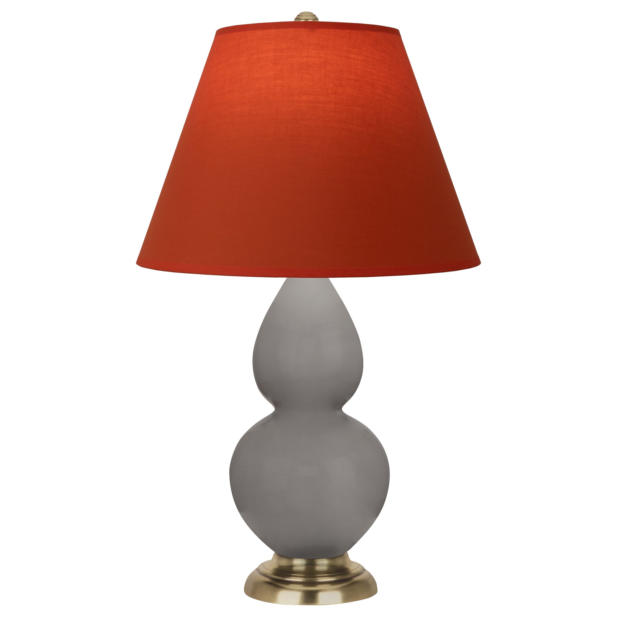 1768T | Smokey Taupe Small Double Gourd Accent Lamp