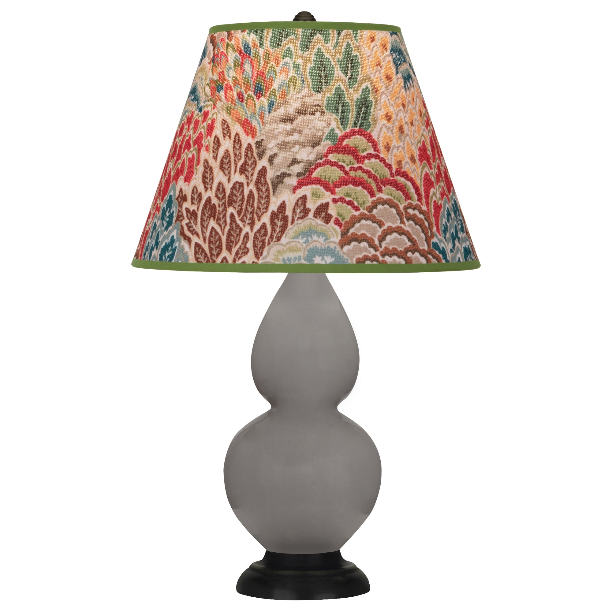 1769F | Smokey Taupe Small Double Gourd Accent Lamp