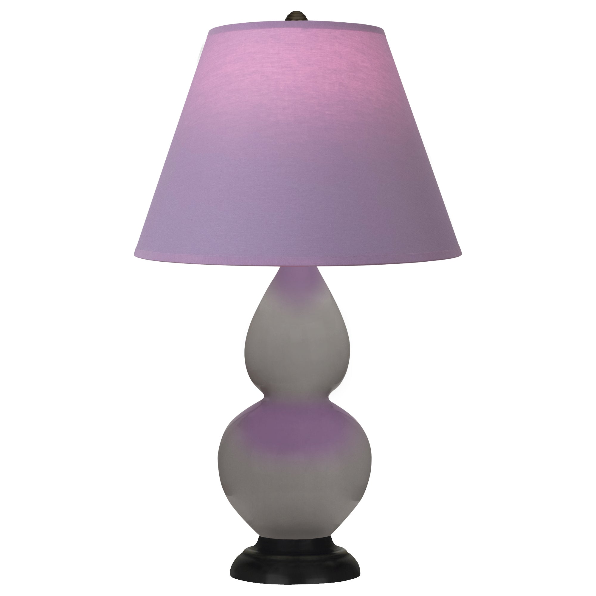 1769L | Smokey Taupe Small Double Gourd Accent Lamp