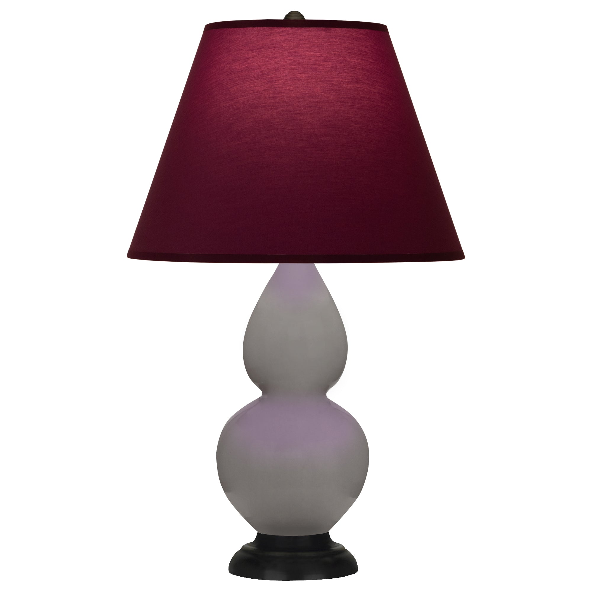 1769P | Smokey Taupe Small Double Gourd Accent Lamp