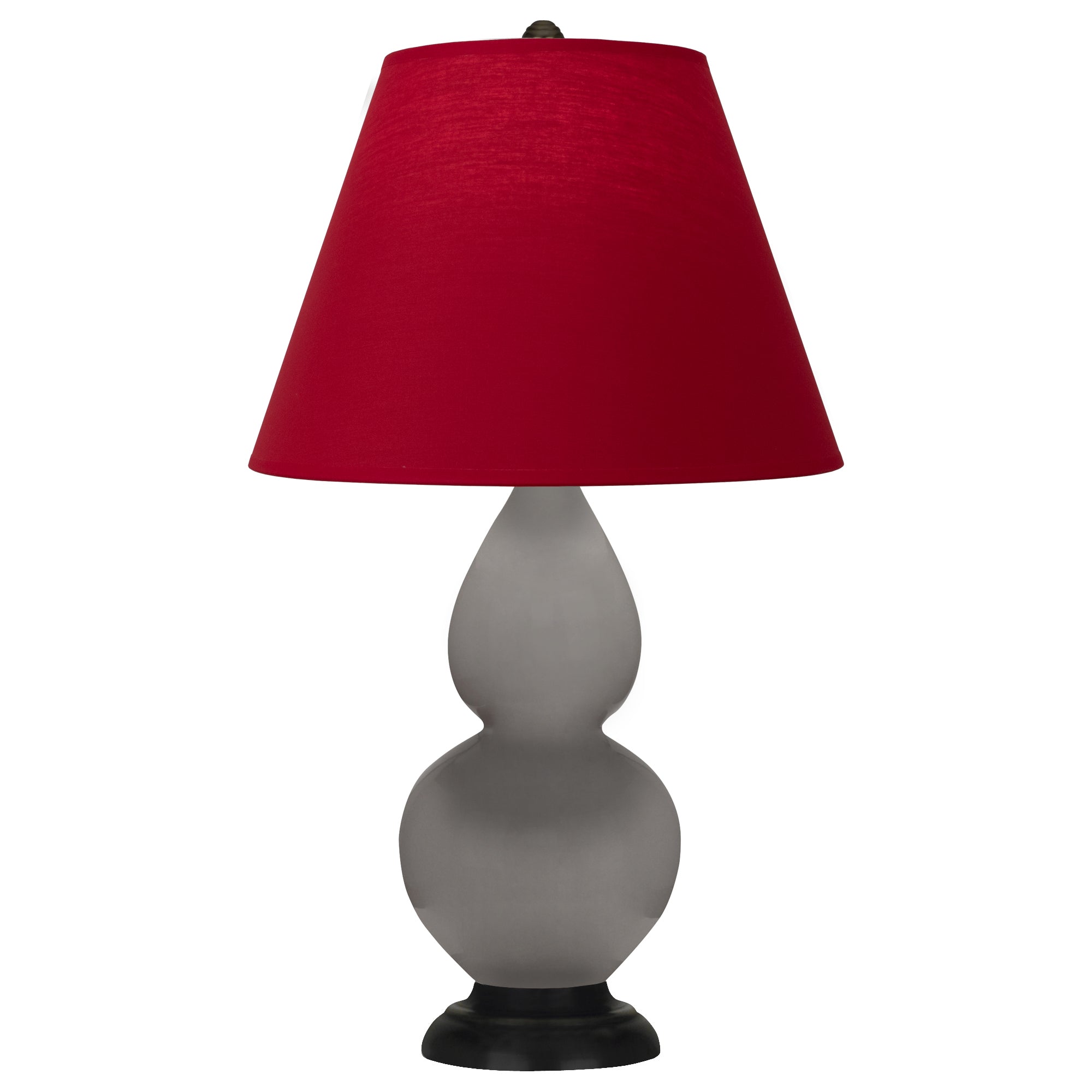 1769R | Smokey Taupe Small Double Gourd Accent Lamp
