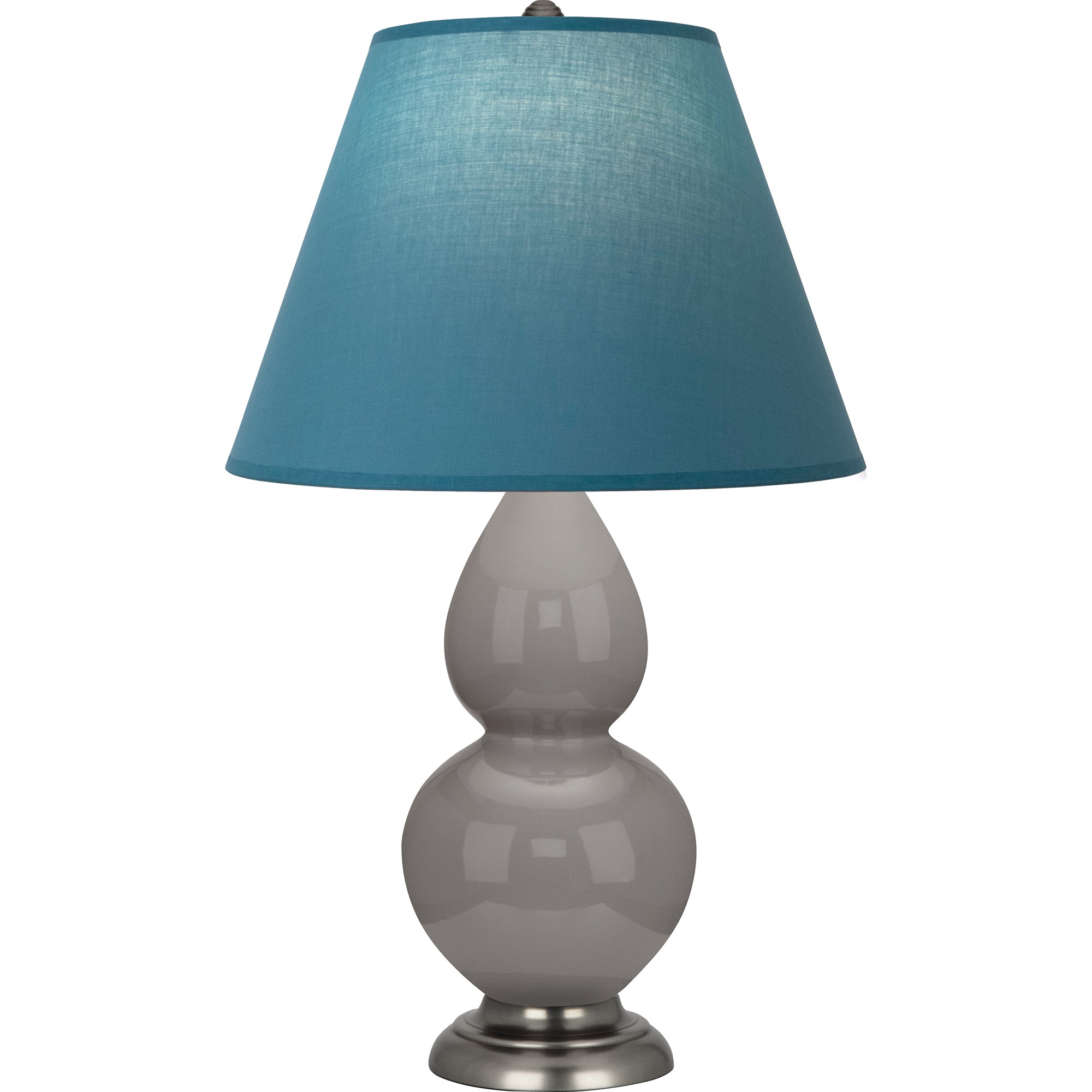 1770B | Smokey Taupe Small Double Gourd Accent Lamp