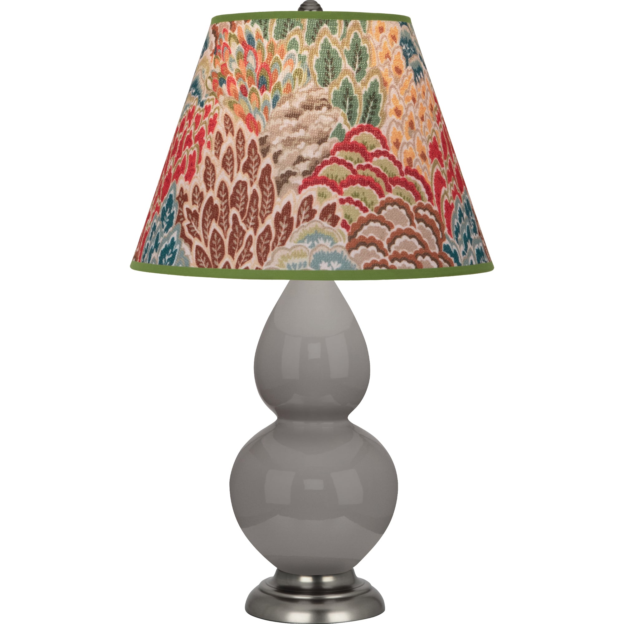 1770F | Smokey Taupe Small Double Gourd Accent Lamp