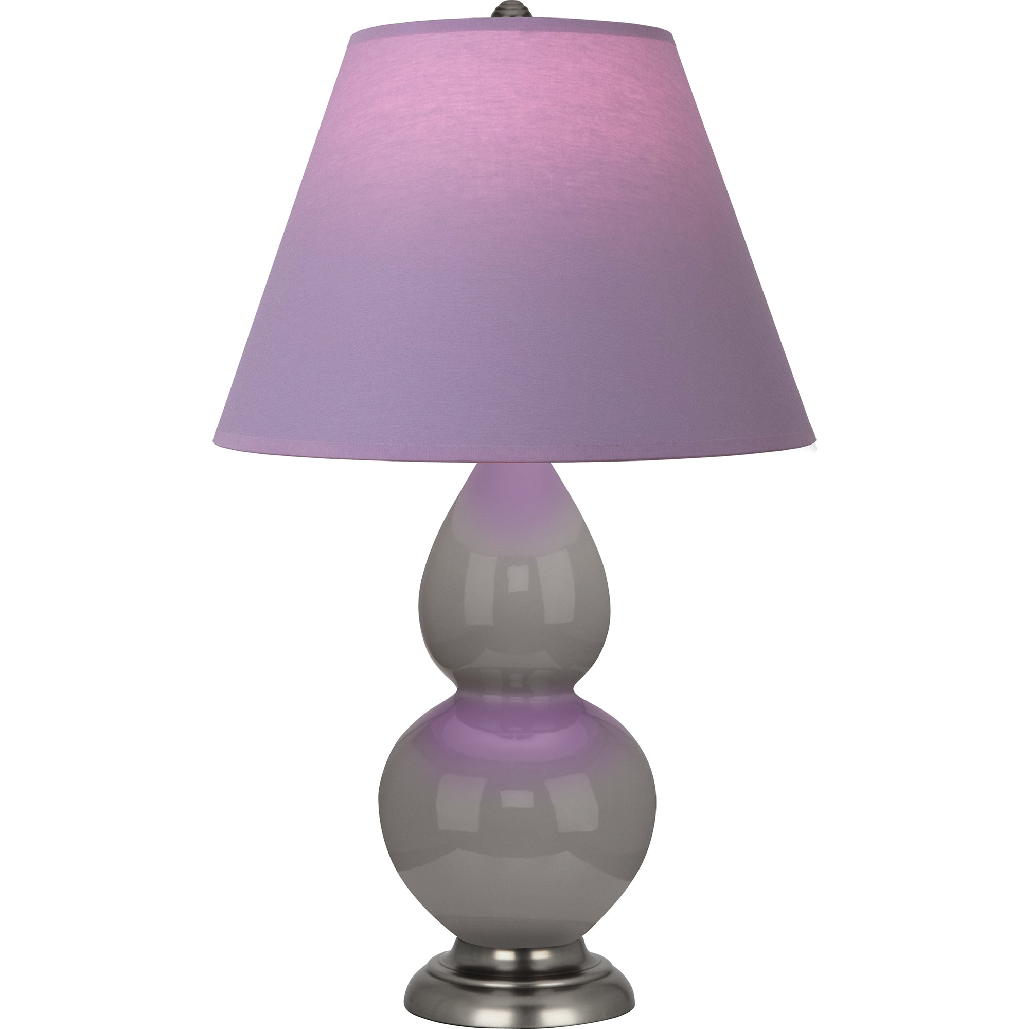 1770L | Smokey Taupe Small Double Gourd Accent Lamp