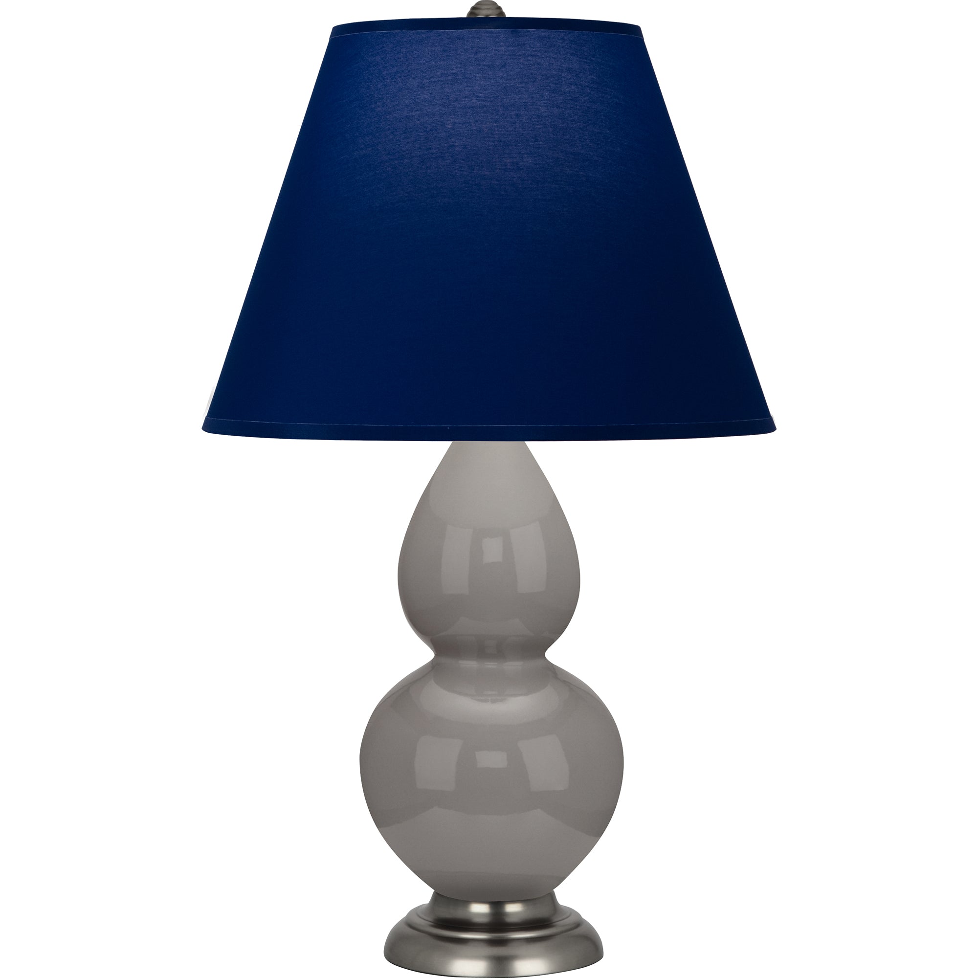 1770N | Smokey Taupe Small Double Gourd Accent Lamp