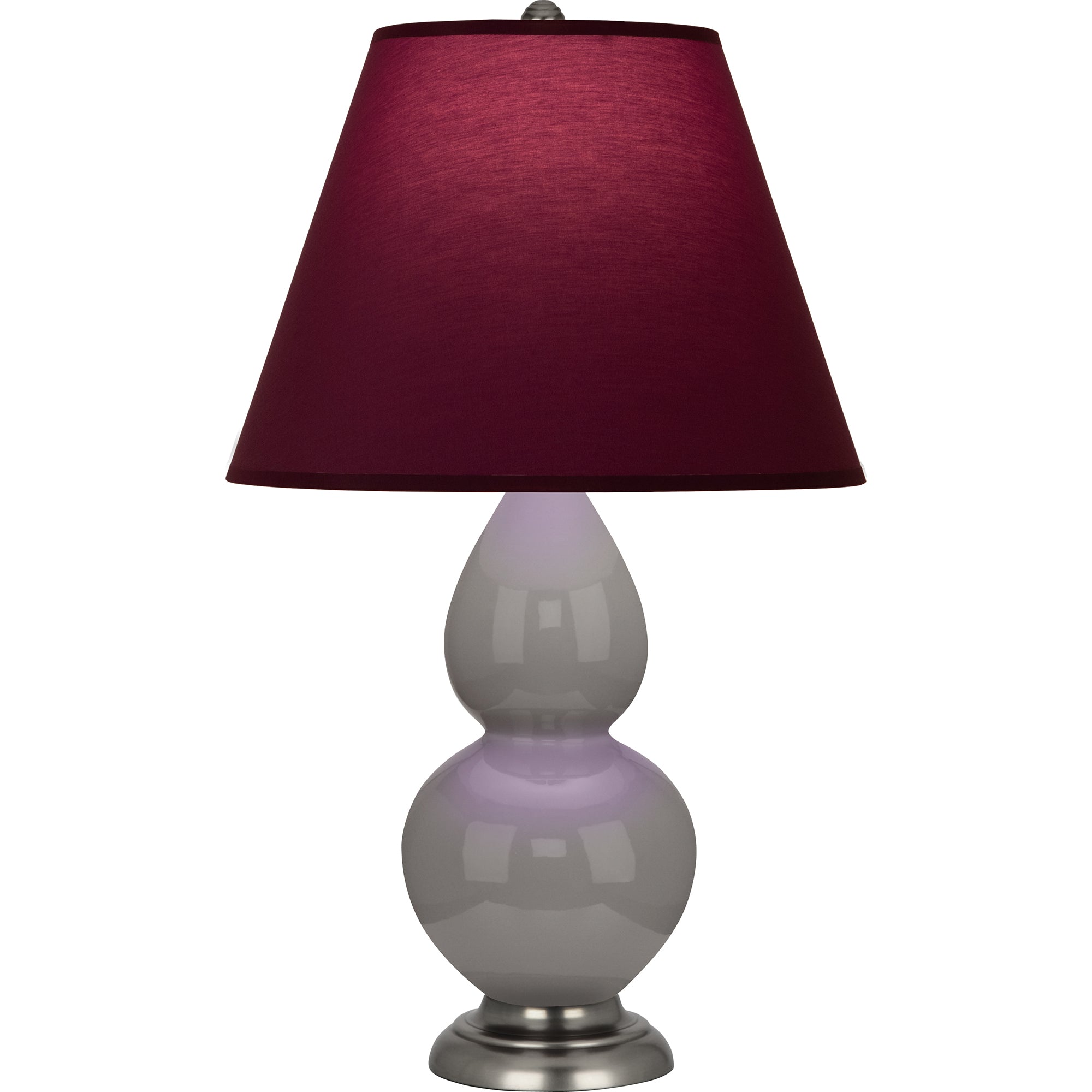 1770P | Smokey Taupe Small Double Gourd Accent Lamp