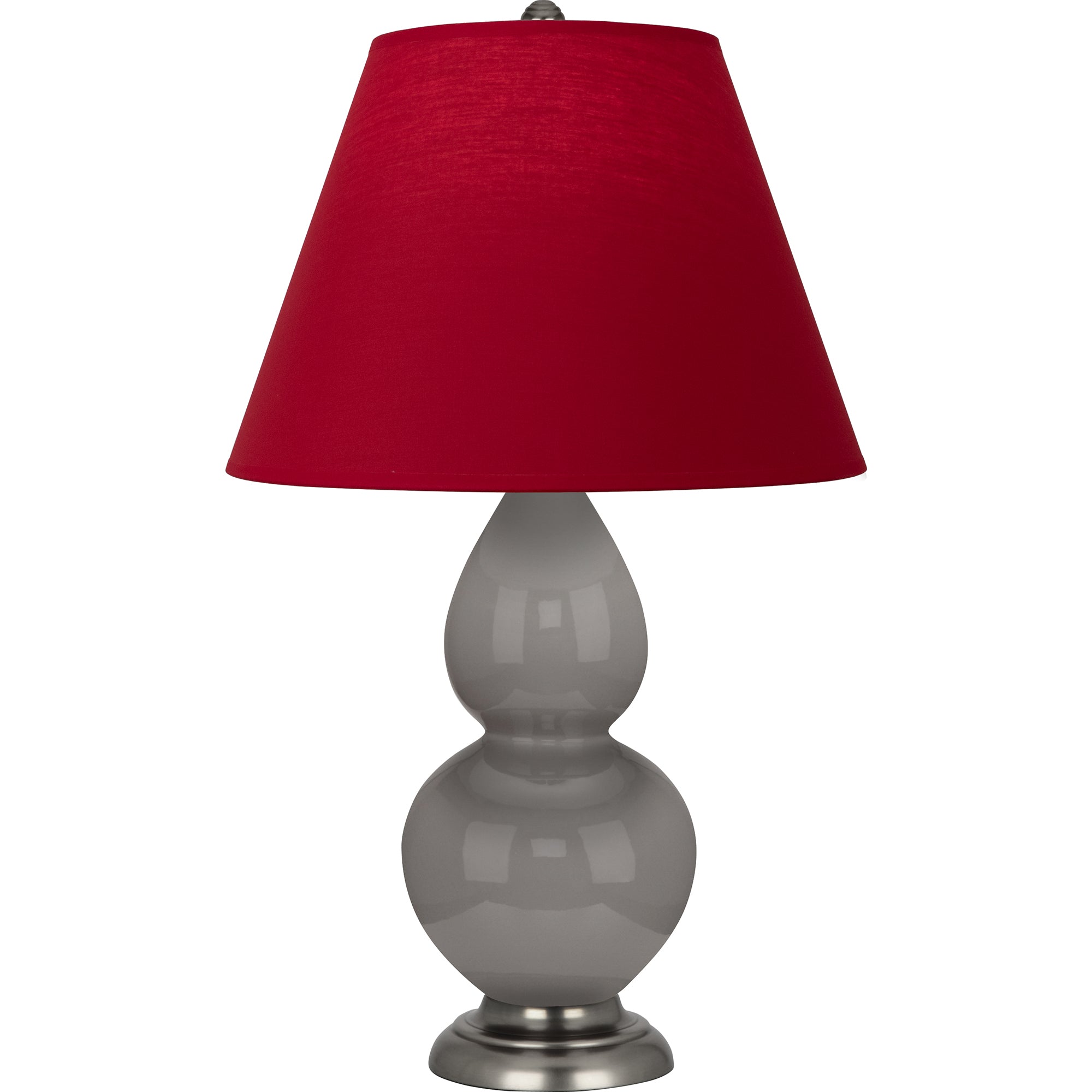 1770R | Smokey Taupe Small Double Gourd Accent Lamp