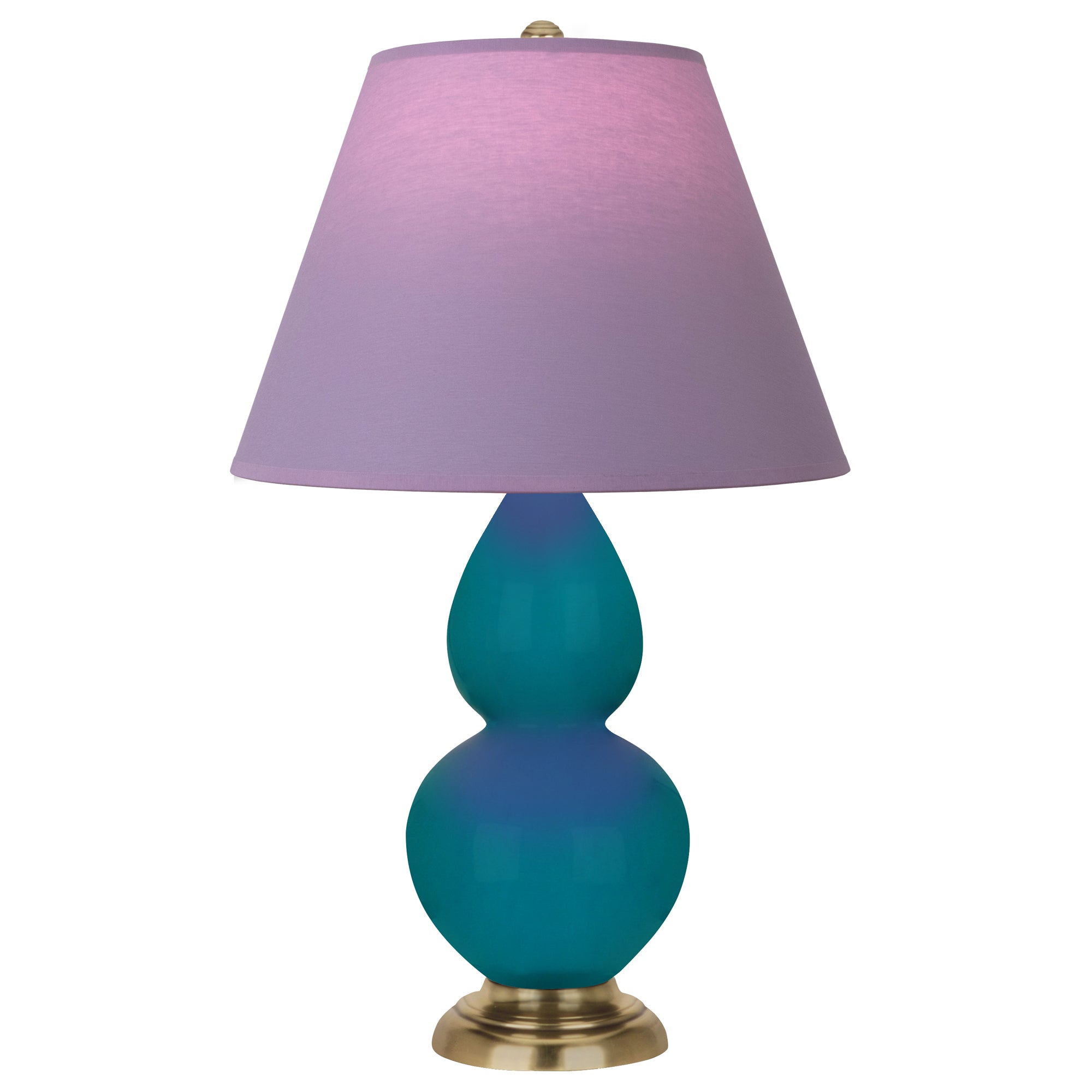 1771L | Peacock Small Double Gourd Accent Lamp