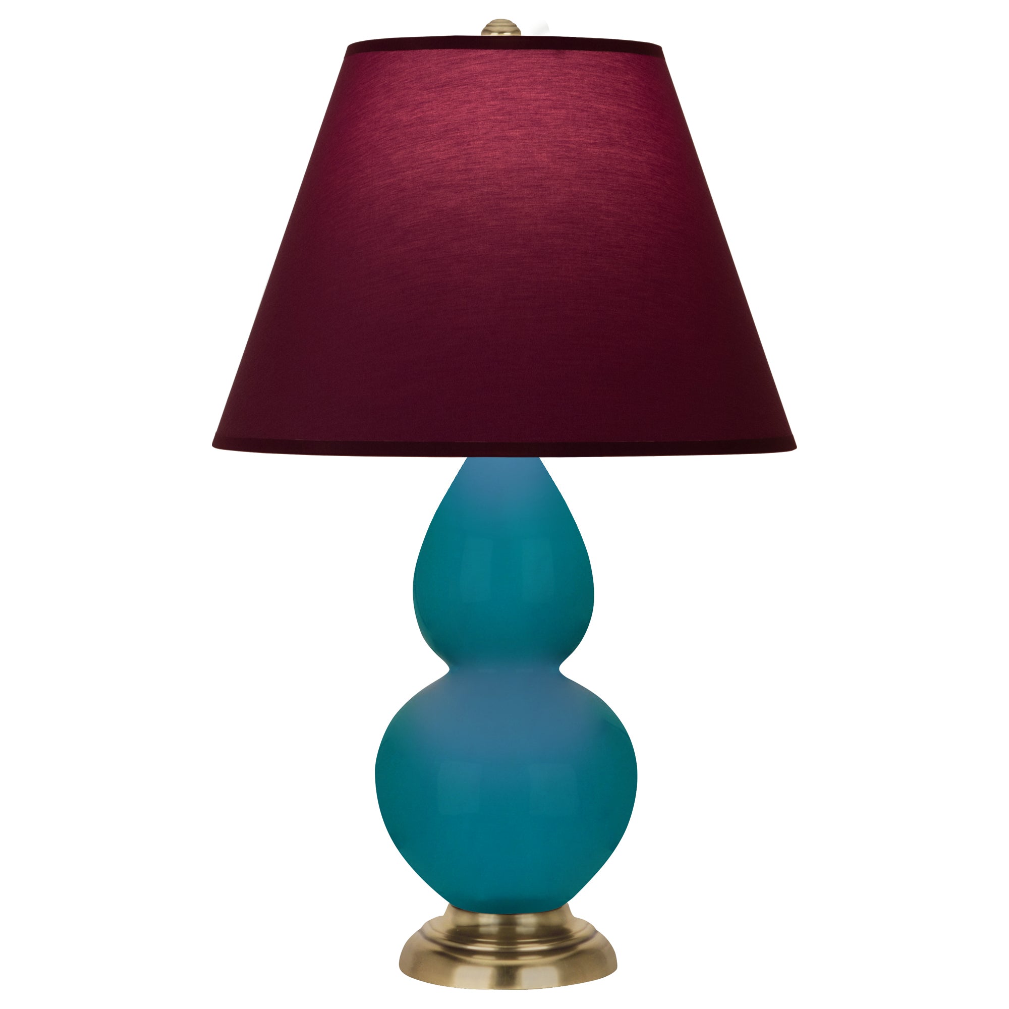 1771P | Peacock Small Double Gourd Accent Lamp