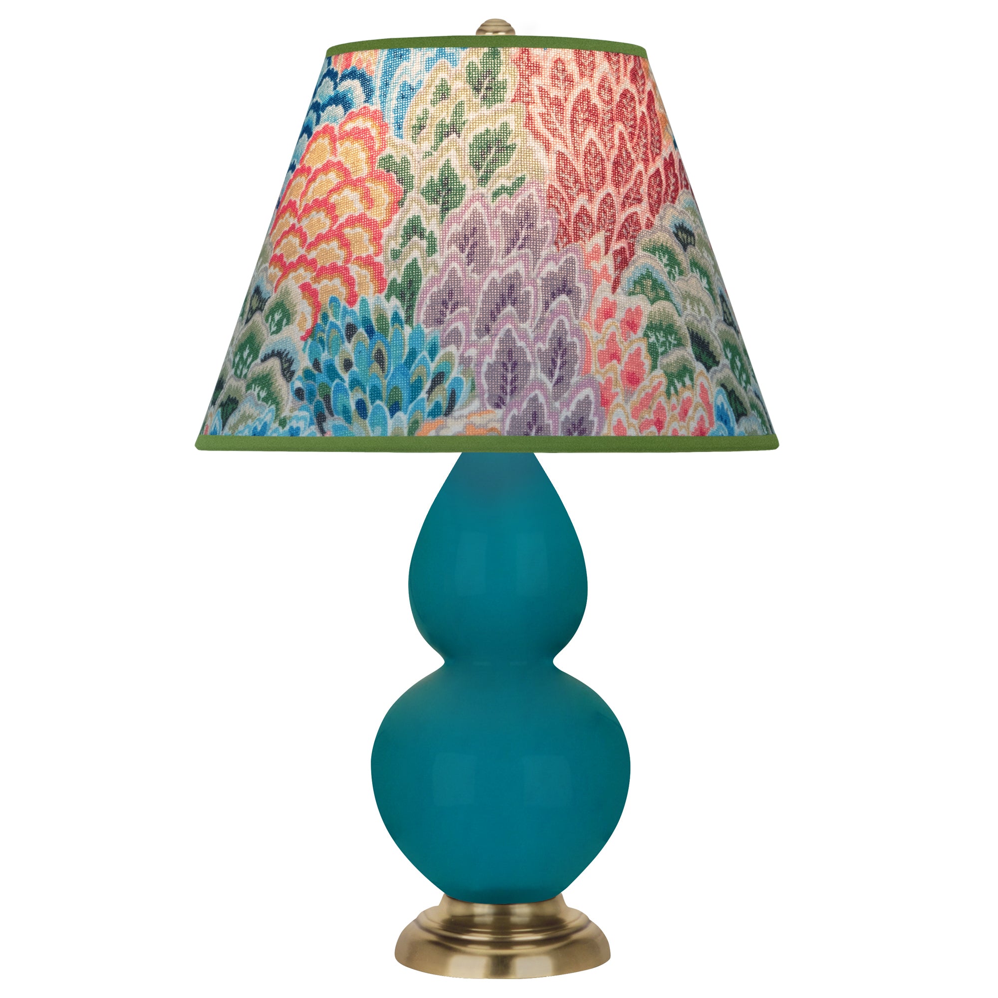 1771S | Peacock Small Double Gourd Accent Lamp