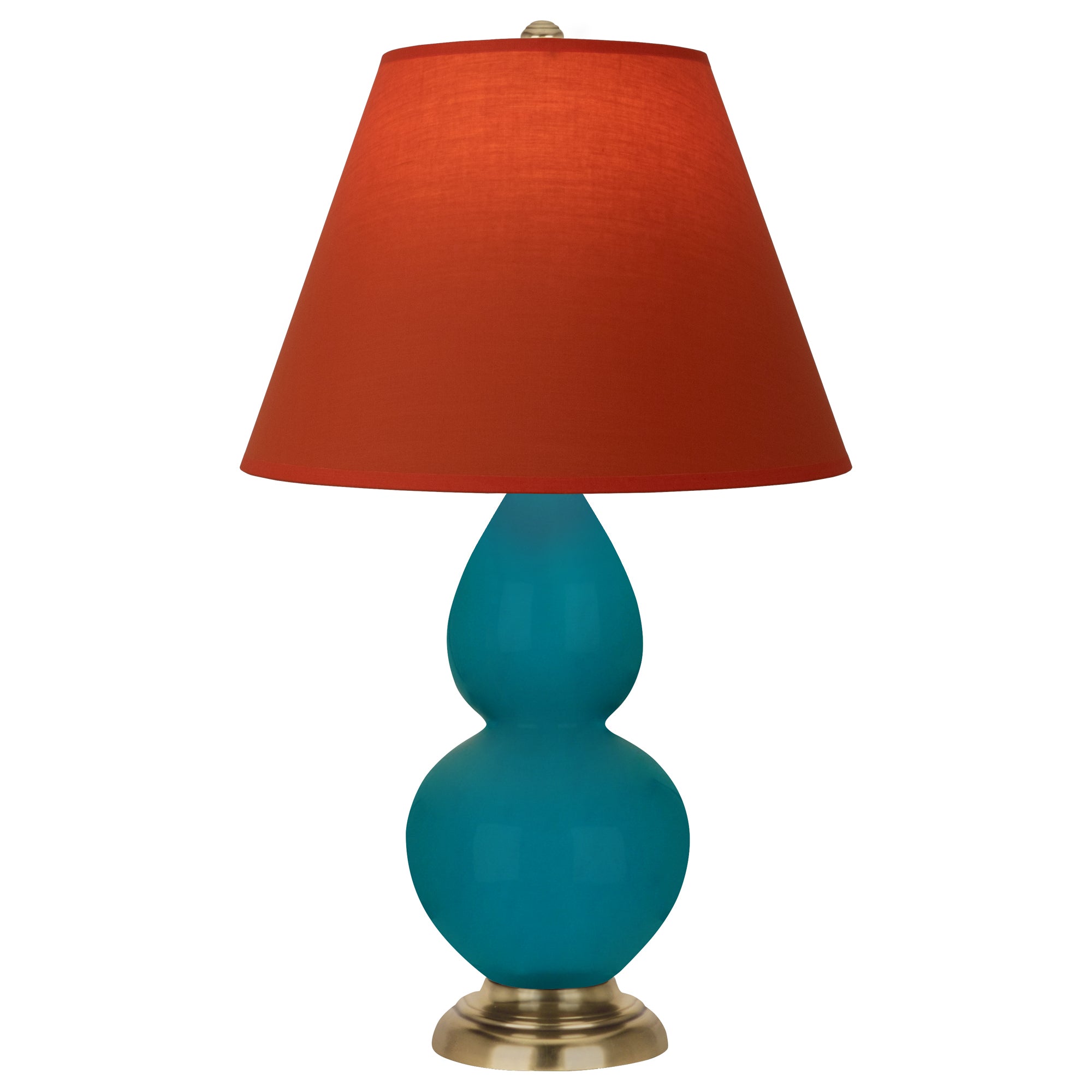 1771T | Peacock Small Double Gourd Accent Lamp