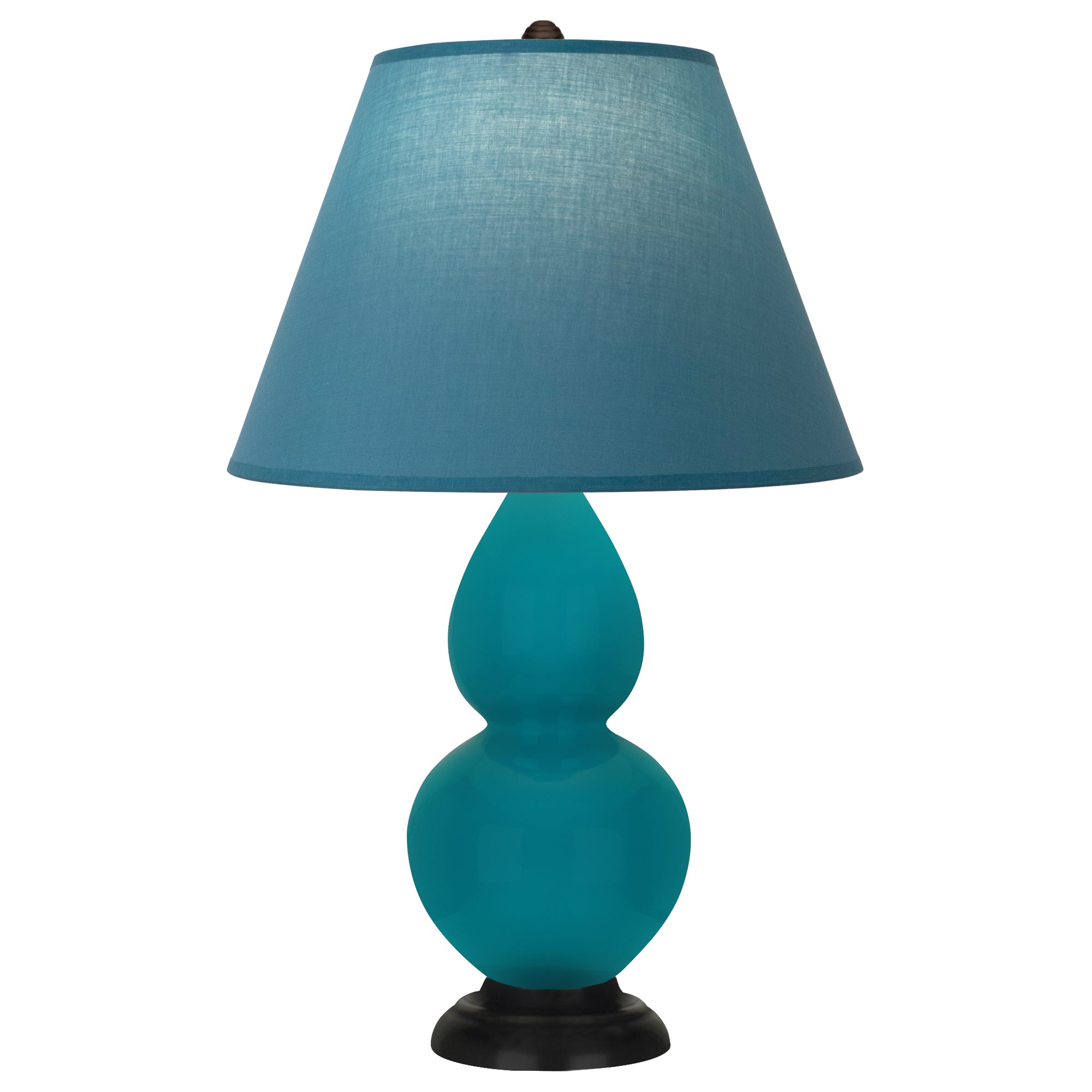 1772B | Peacock Small Double Gourd Accent Lamp