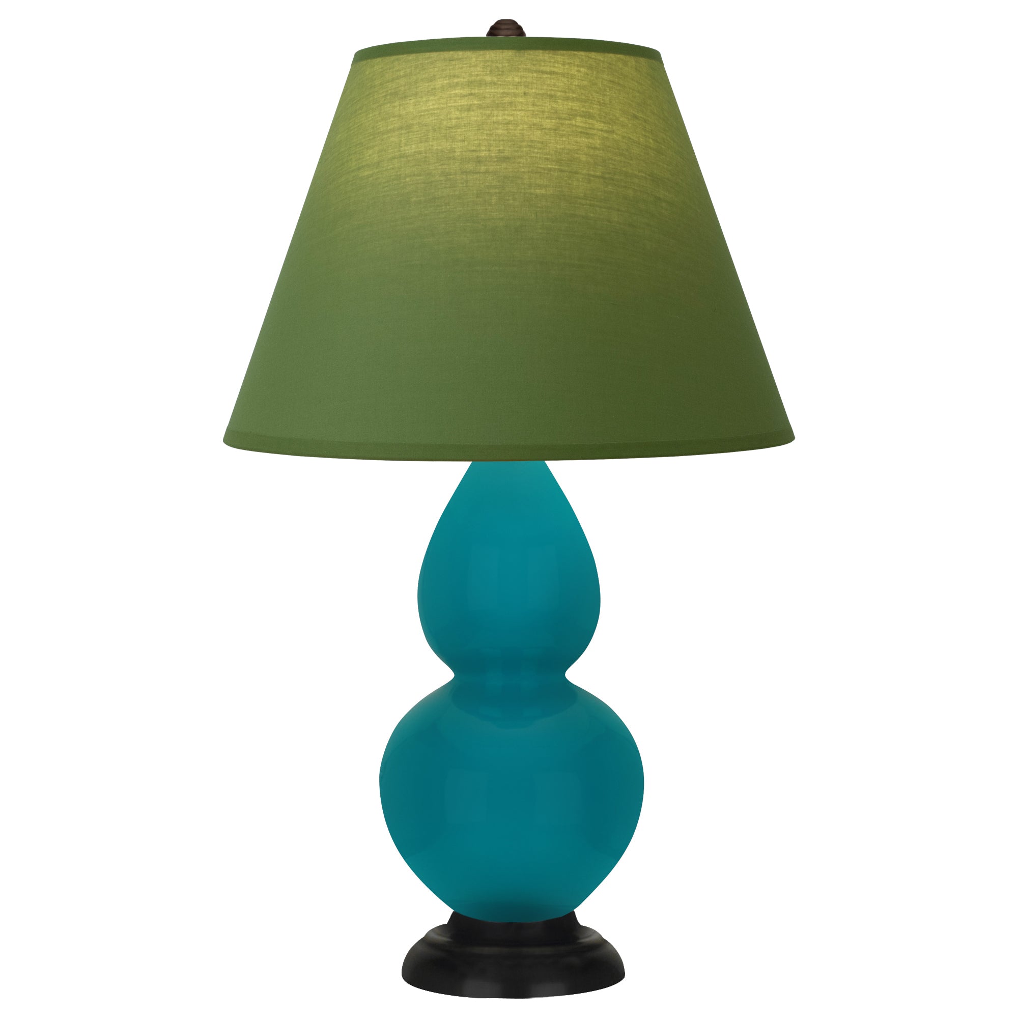 1772G | Peacock Small Double Gourd Accent Lamp
