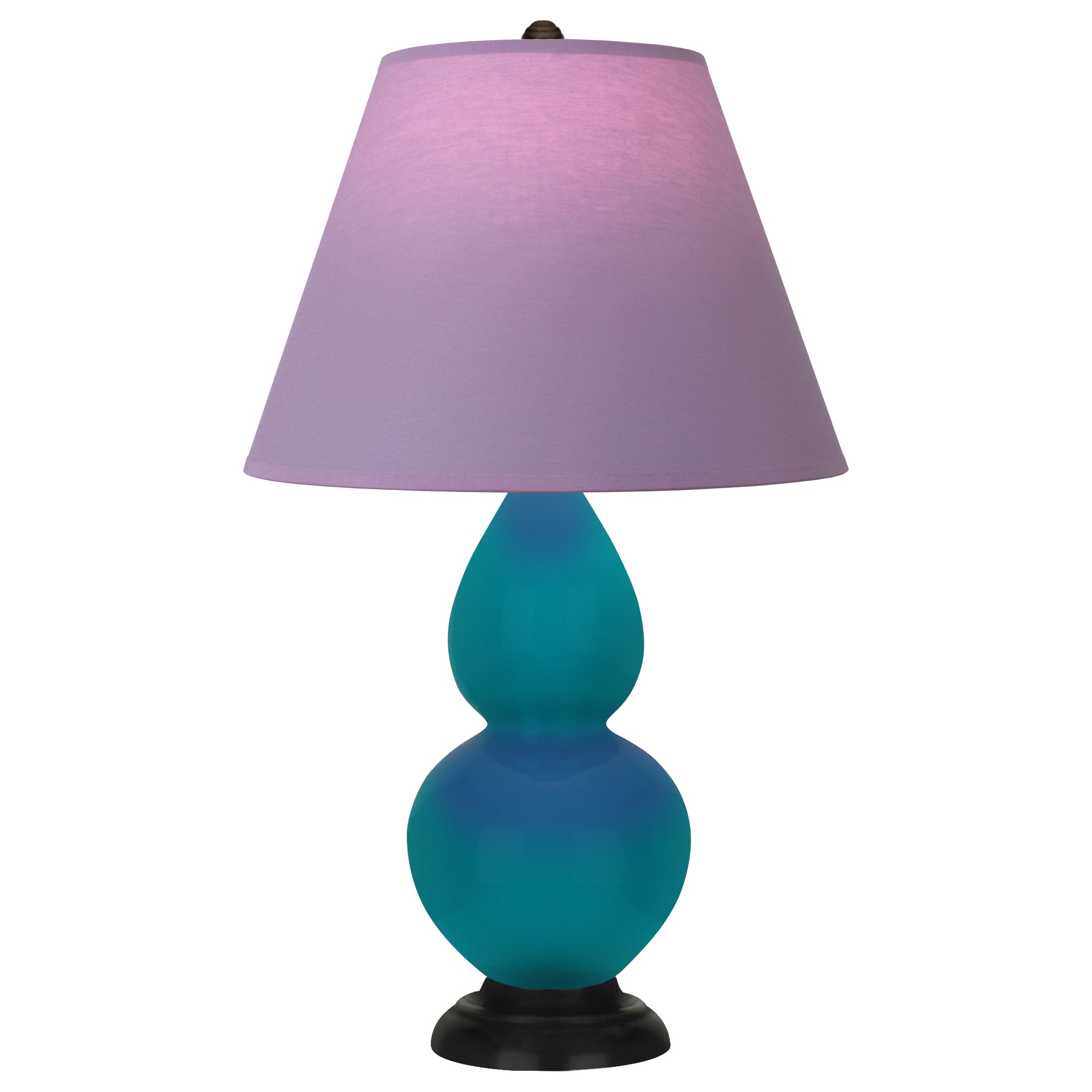 1772L | Peacock Small Double Gourd Accent Lamp