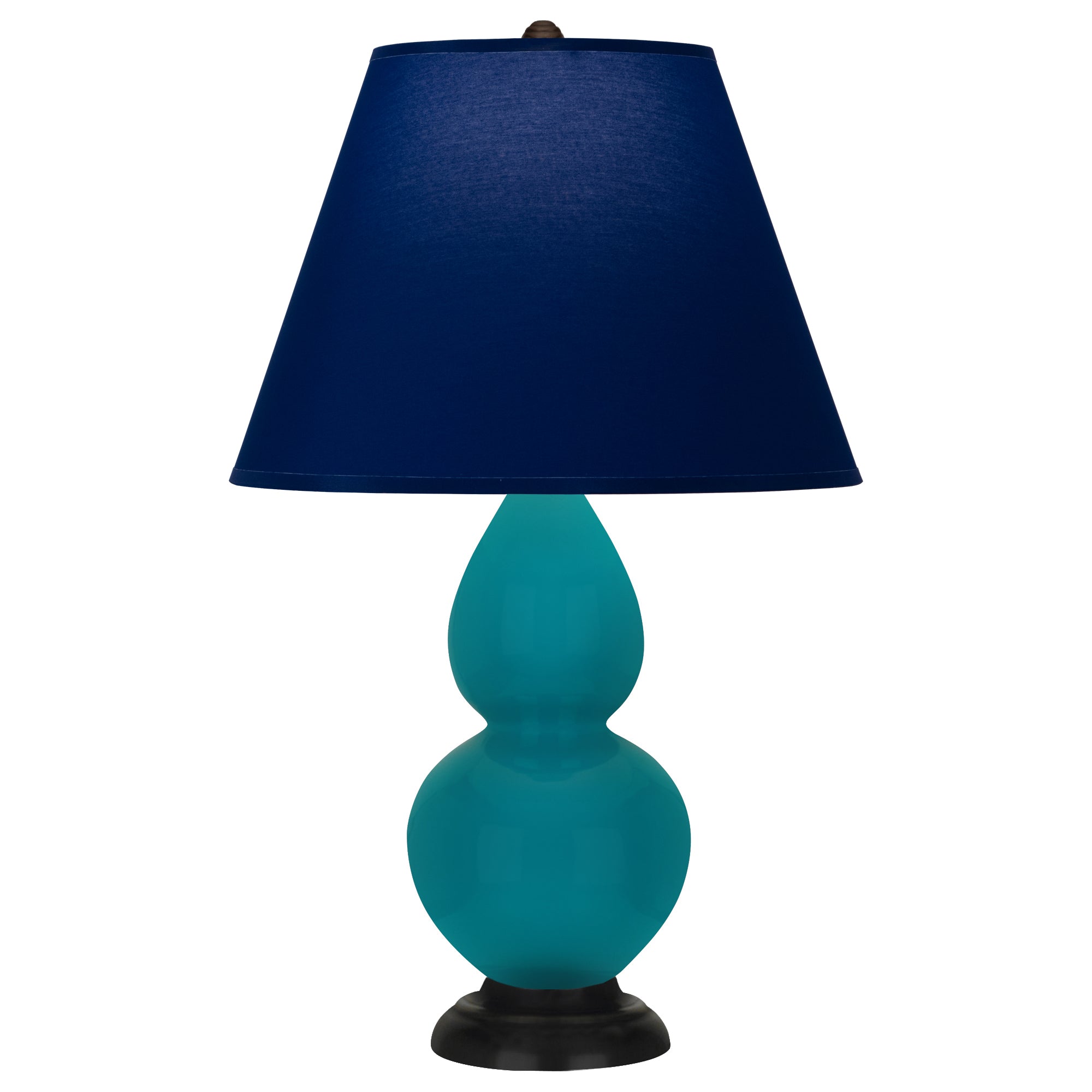 1772N | Peacock Small Double Gourd Accent Lamp