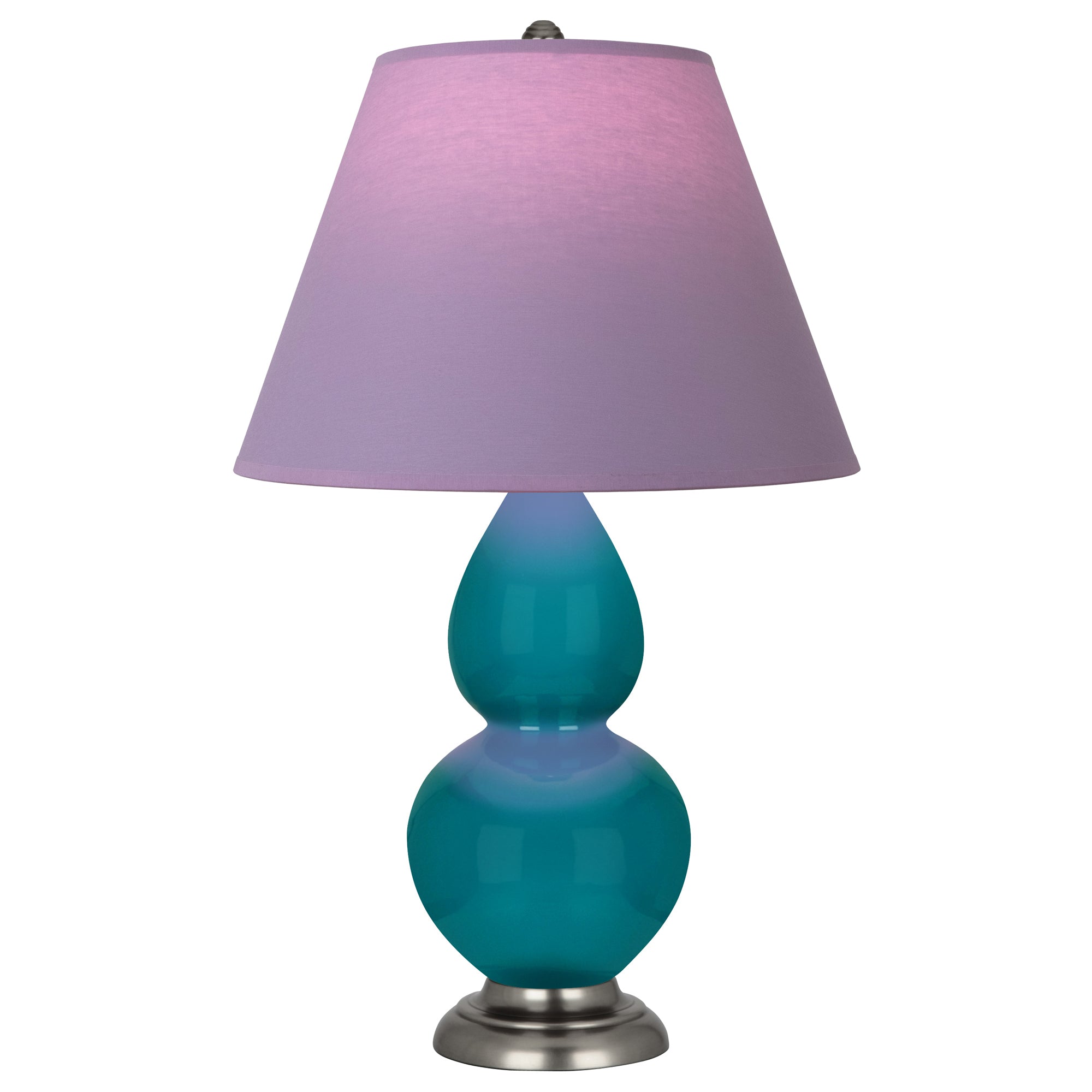 1773L | Peacock Small Double Gourd Accent Lamp