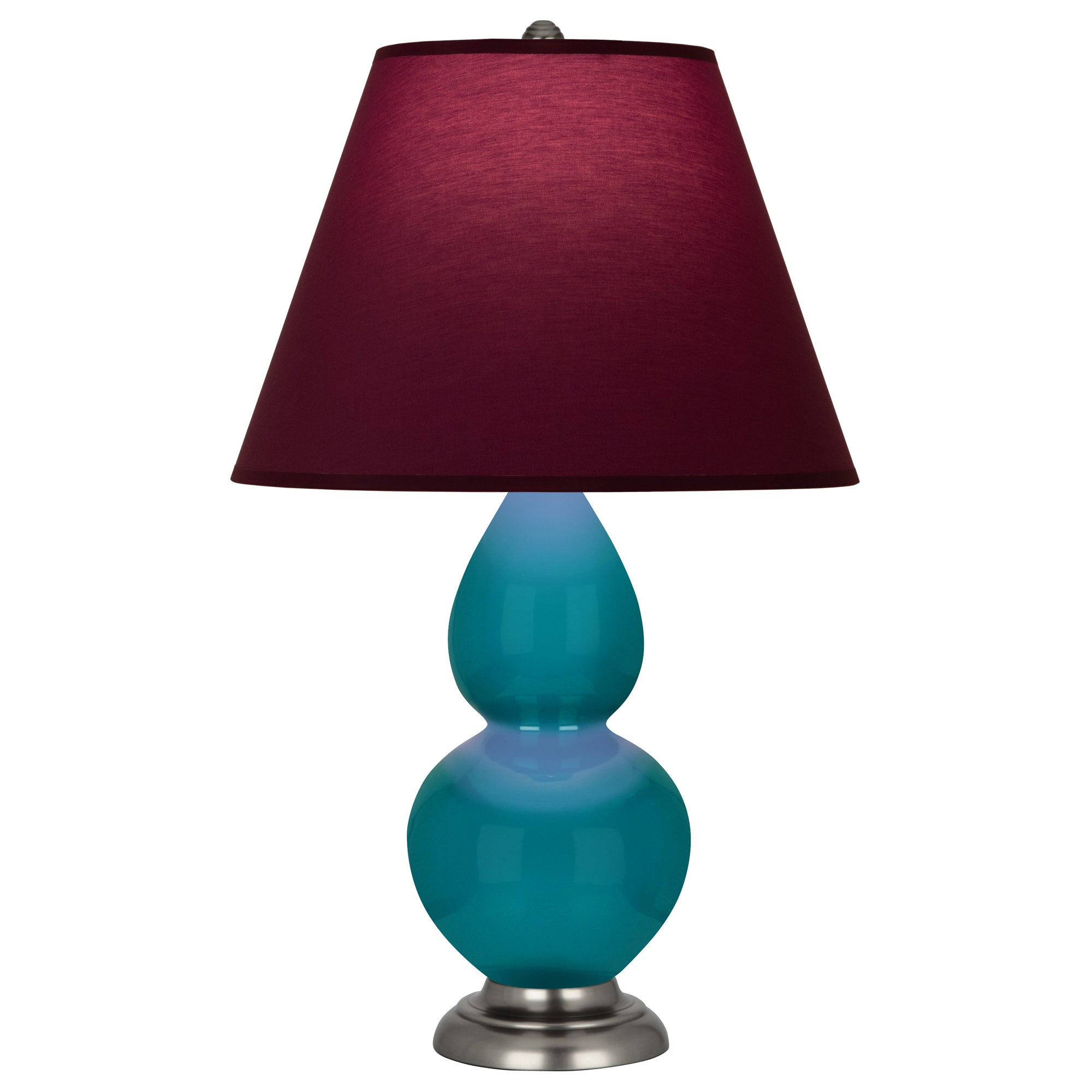 1773P | Peacock Small Double Gourd Accent Lamp