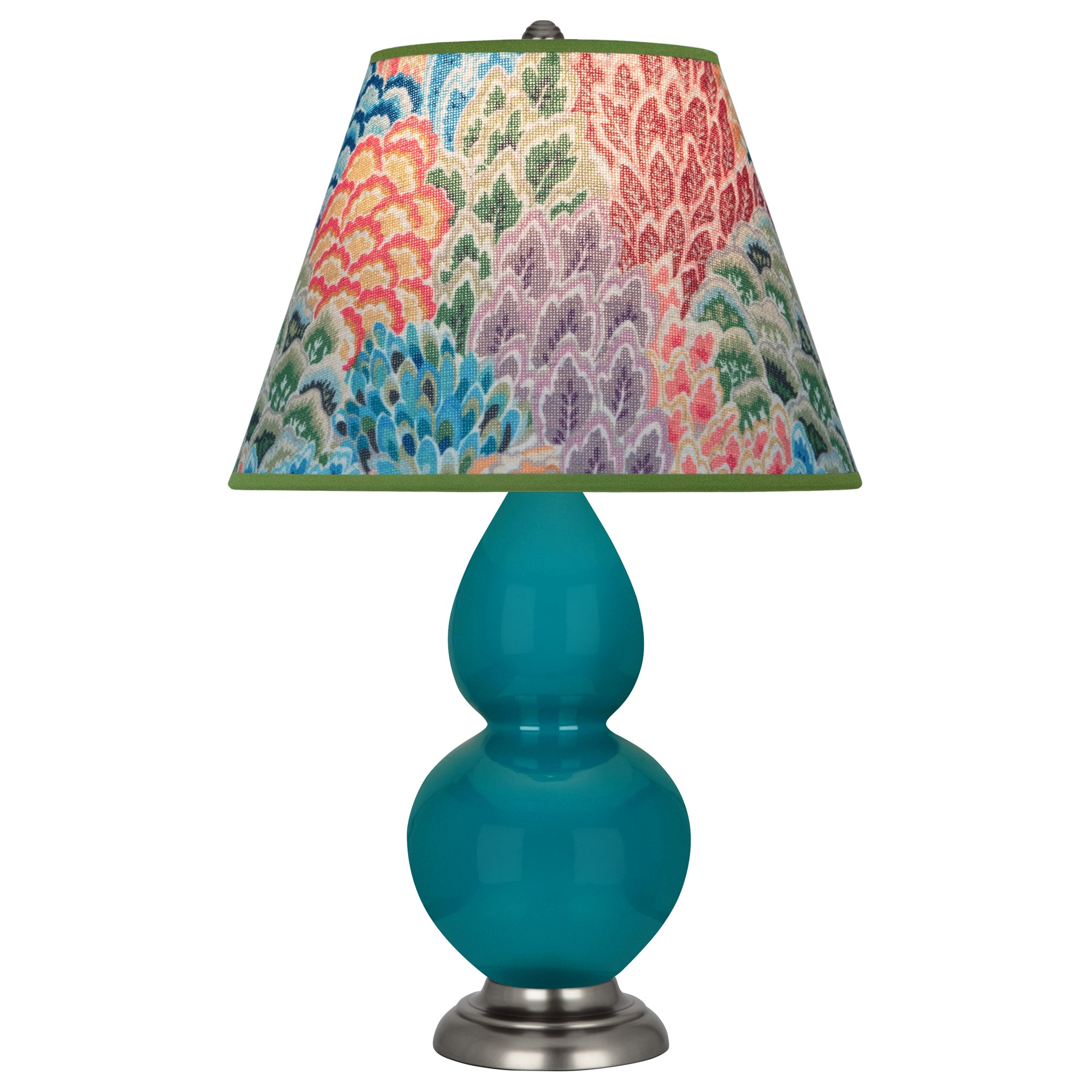 1773S | Peacock Small Double Gourd Accent Lamp