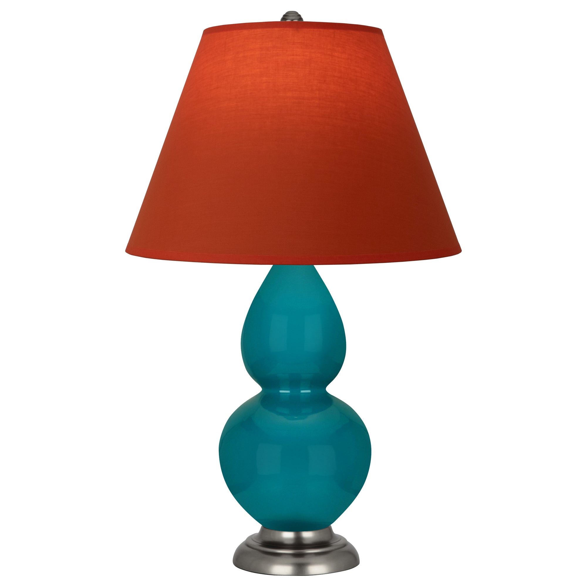 1773T | Peacock Small Double Gourd Accent Lamp