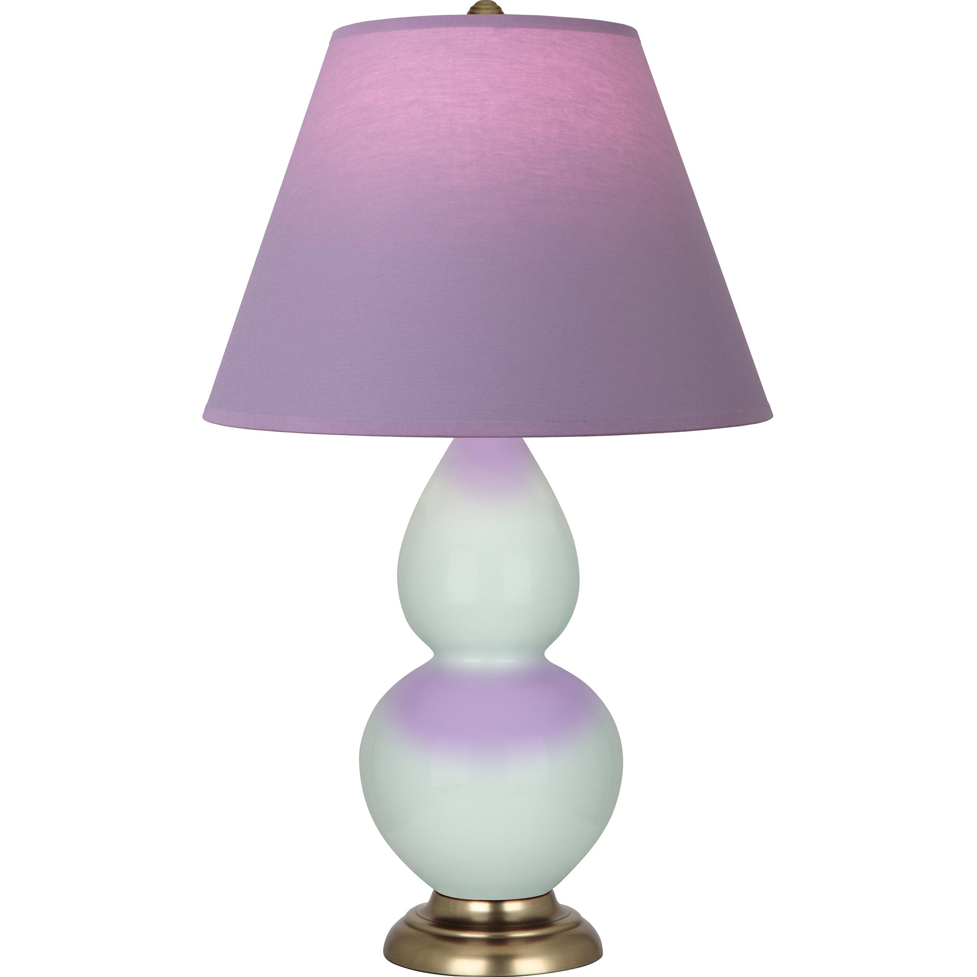 1786L | Celadon Small Double Gourd Accent Lamp