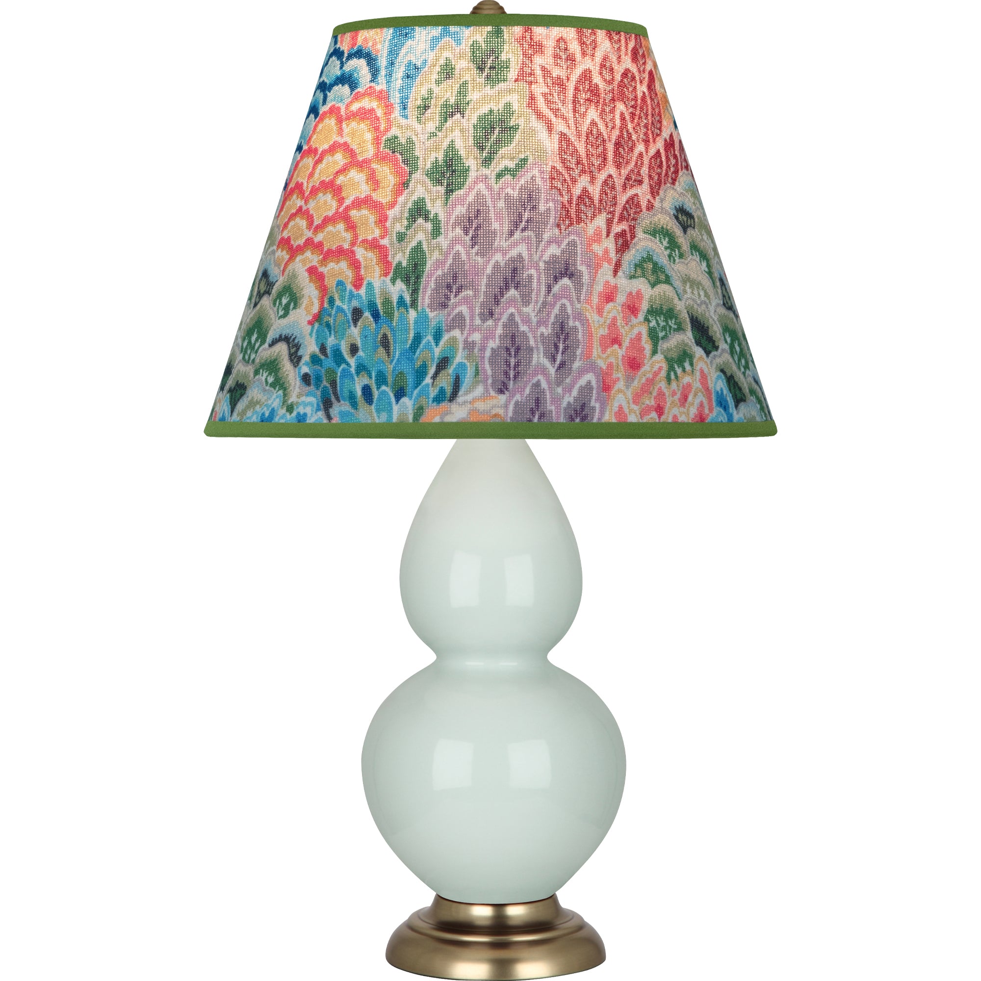 1786S | Celadon Small Double Gourd Accent Lamp