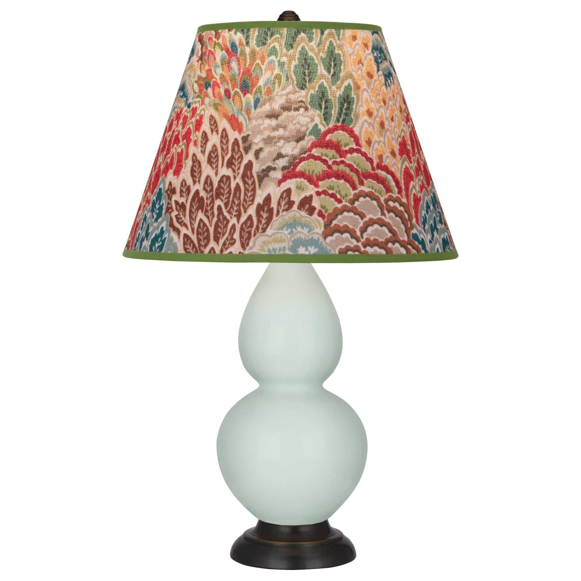 1787F | Celadon Small Double Gourd Accent Lamp