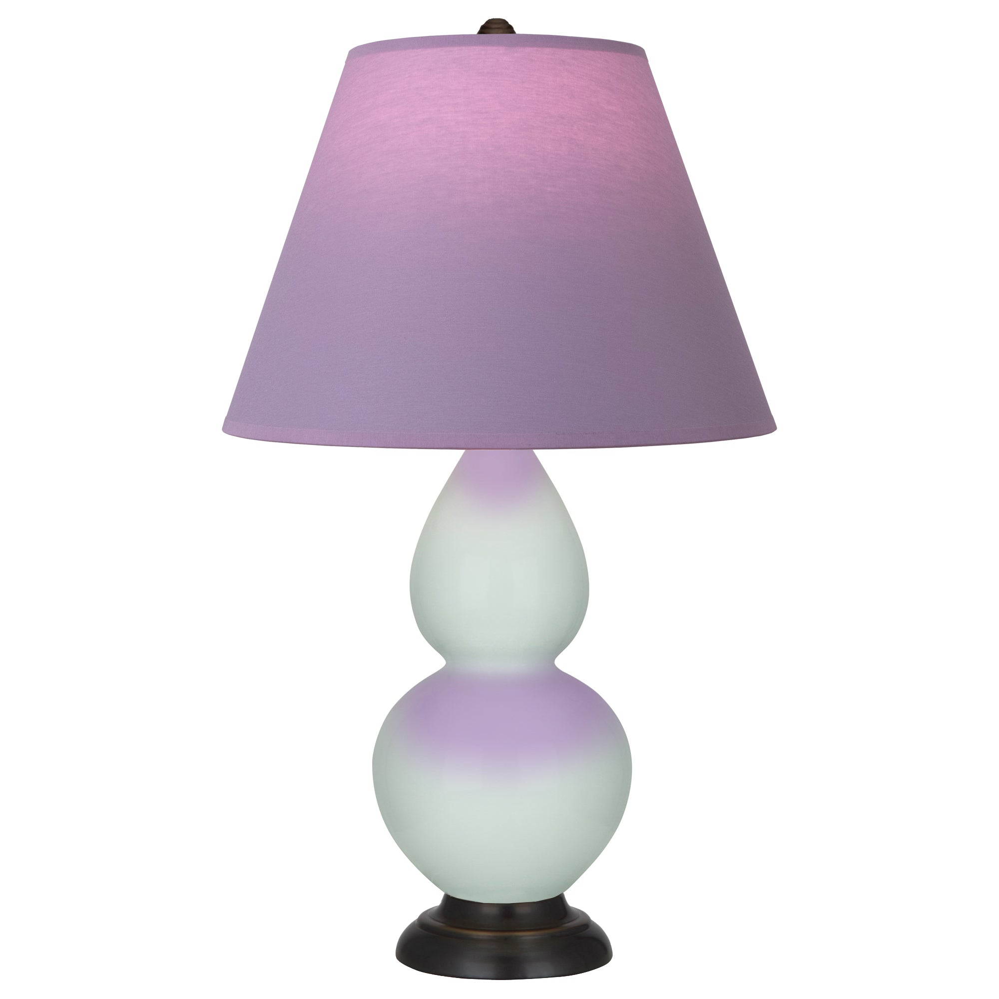 1787L | Celadon Small Double Gourd Accent Lamp