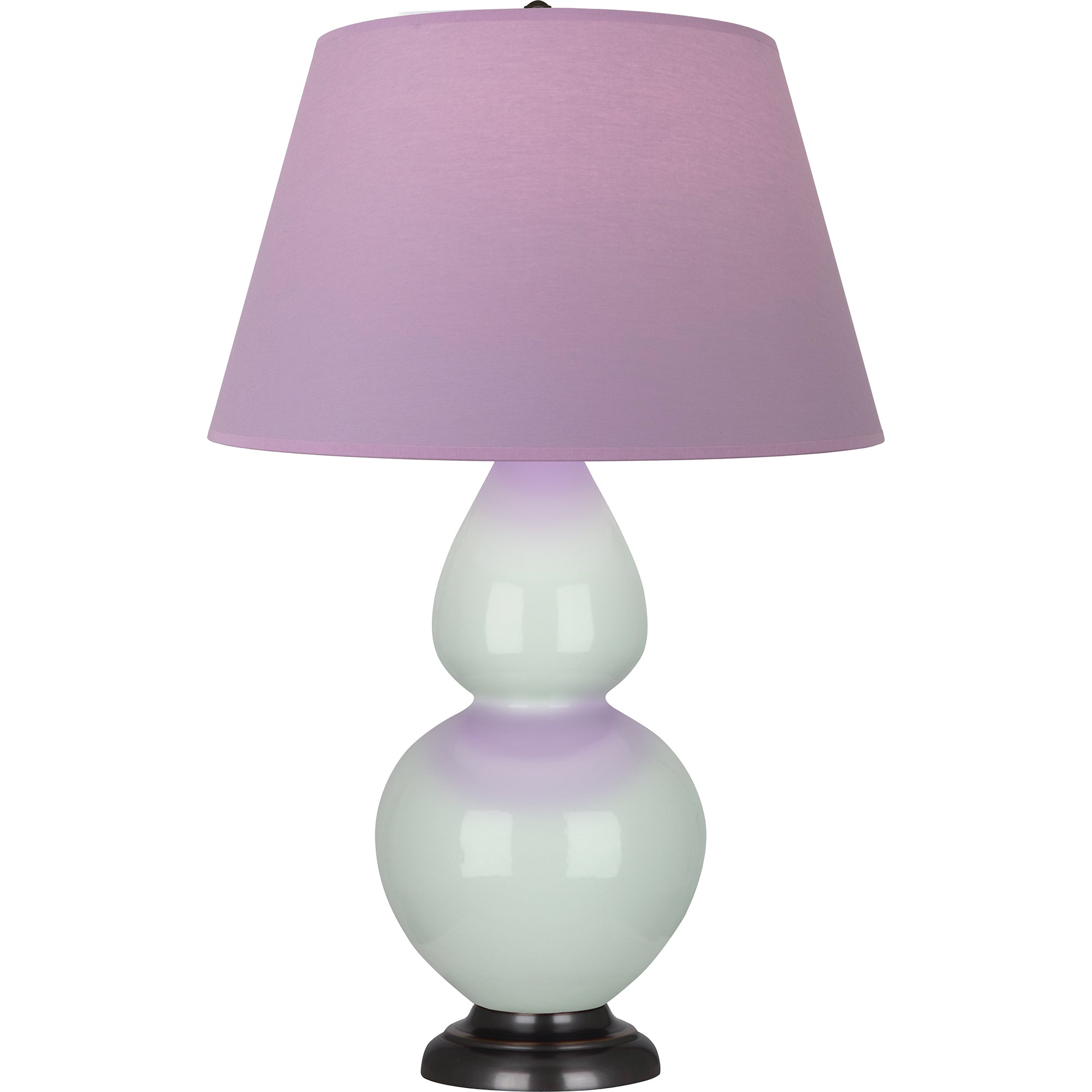 1790L | Celadon Double Gourd Table Lamp