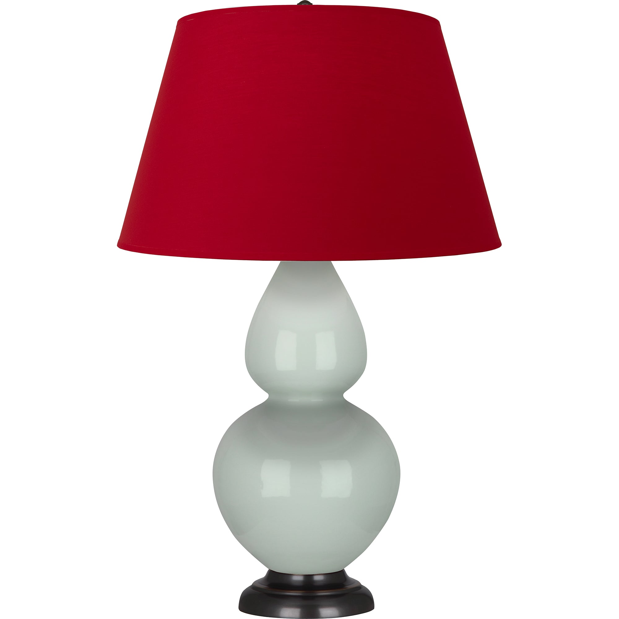 1790R | Celadon Double Gourd Table Lamp