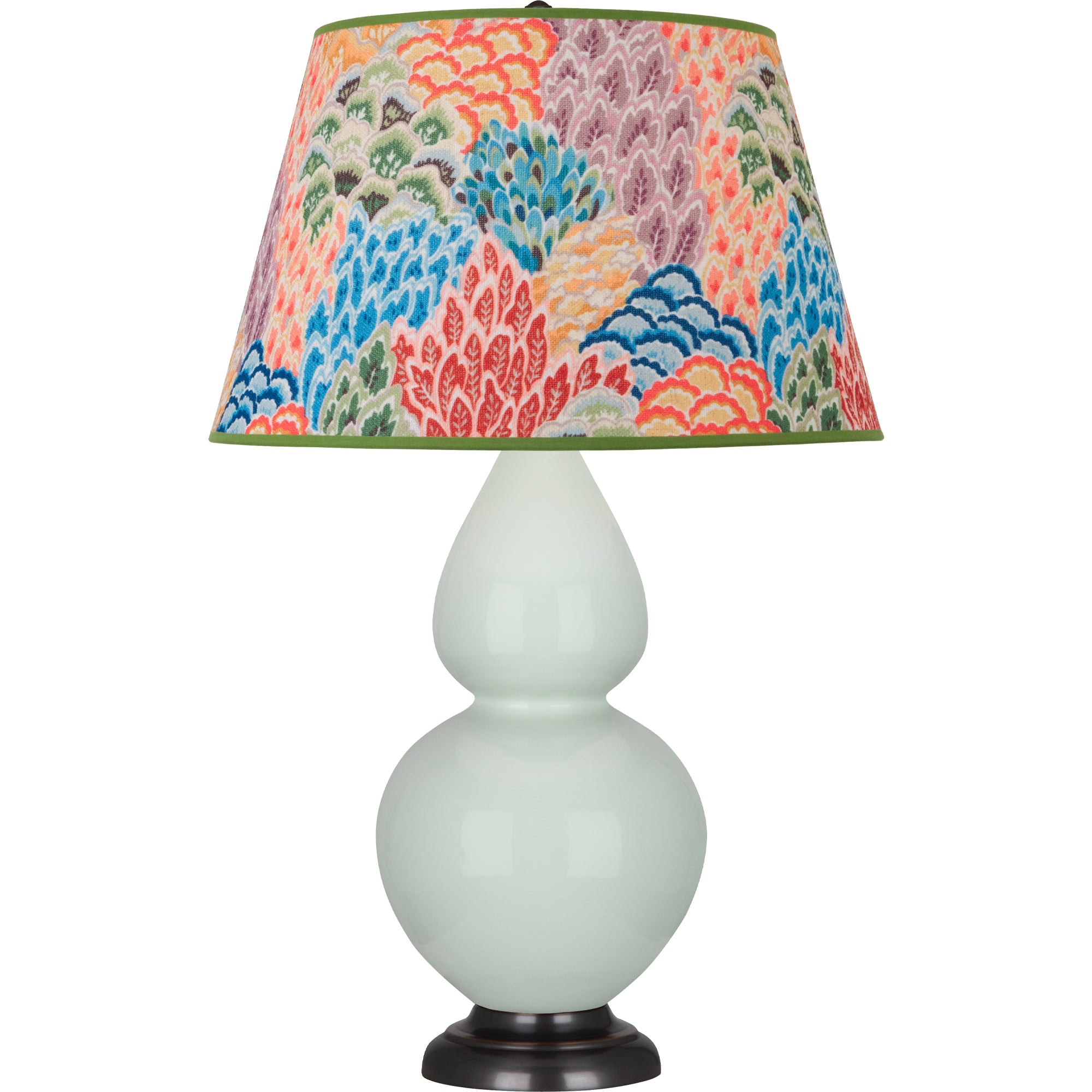 1790S | Celadon Double Gourd Table Lamp