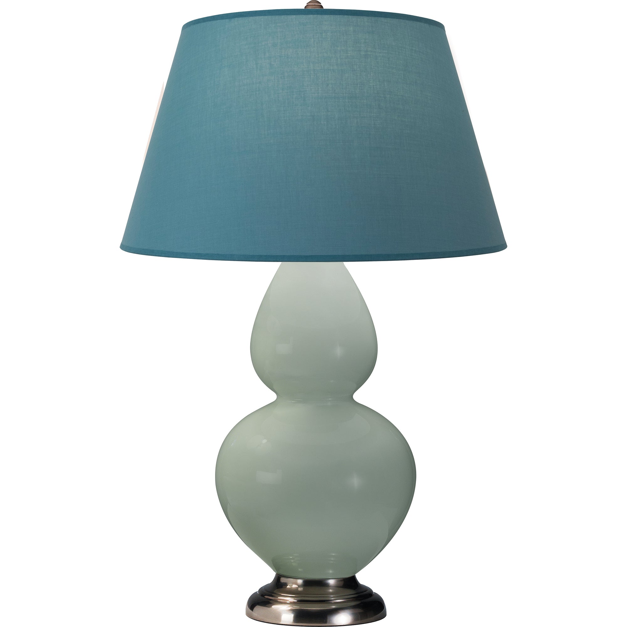 1791B | Celadon Double Gourd Table Lamp