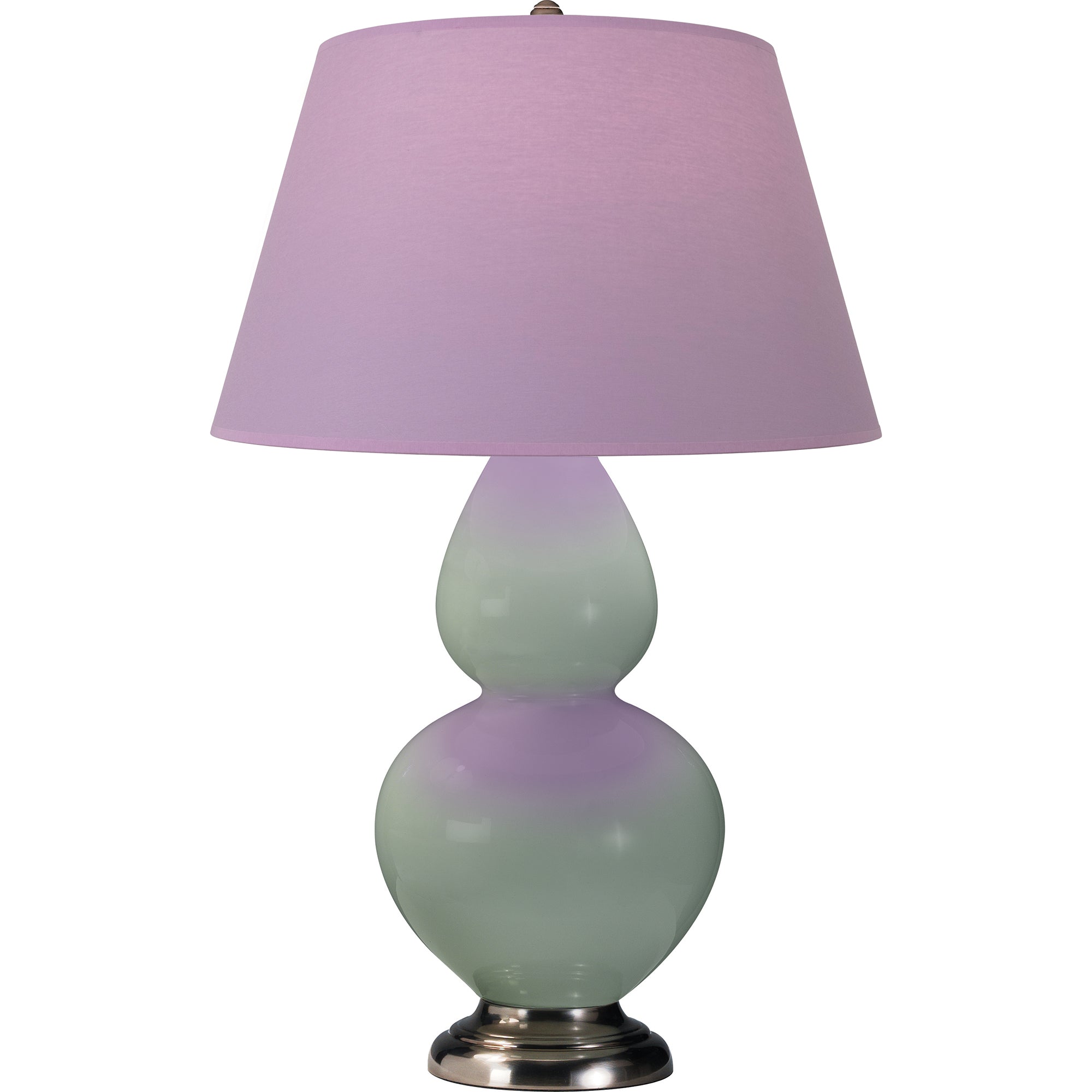 1791L | Celadon Double Gourd Table Lamp