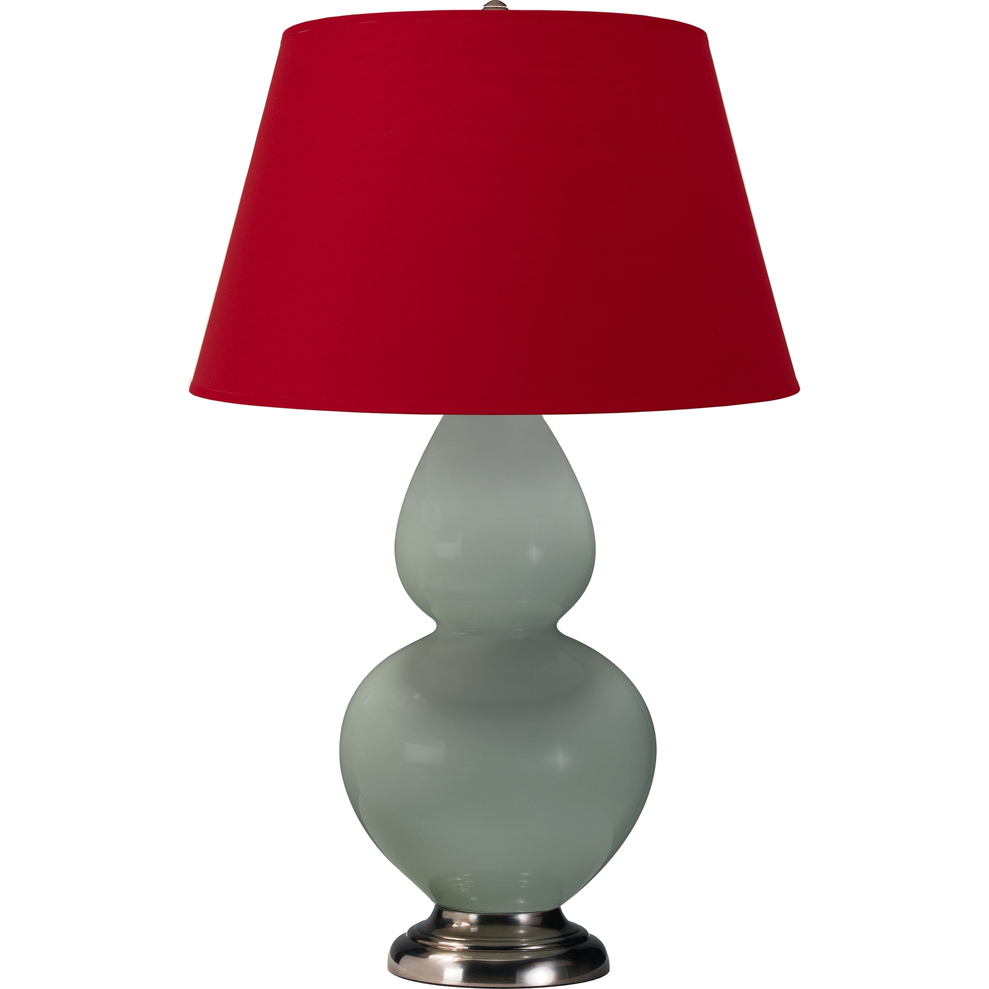 1791R | Celadon Double Gourd Table Lamp