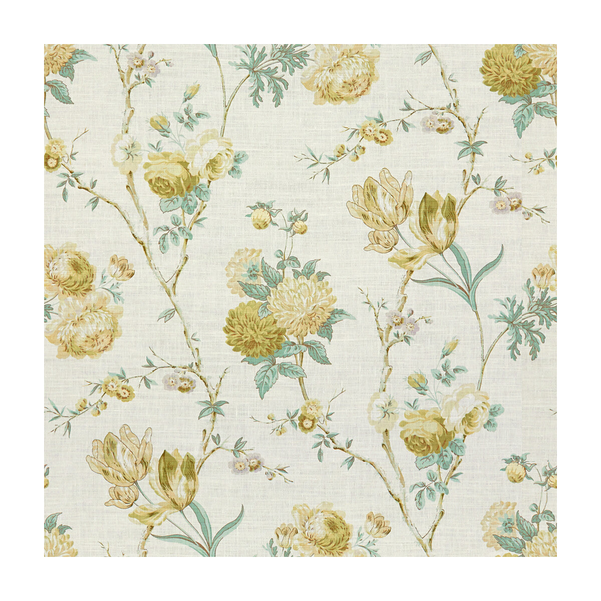 Allegra Linen-Green/Aqu