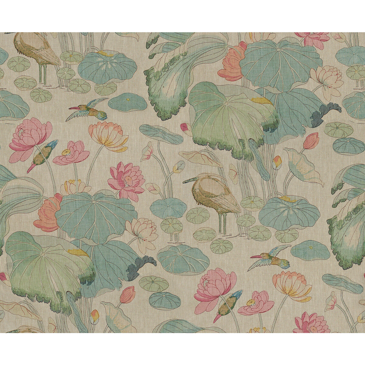 Nympheus Twill-Pink/Teal