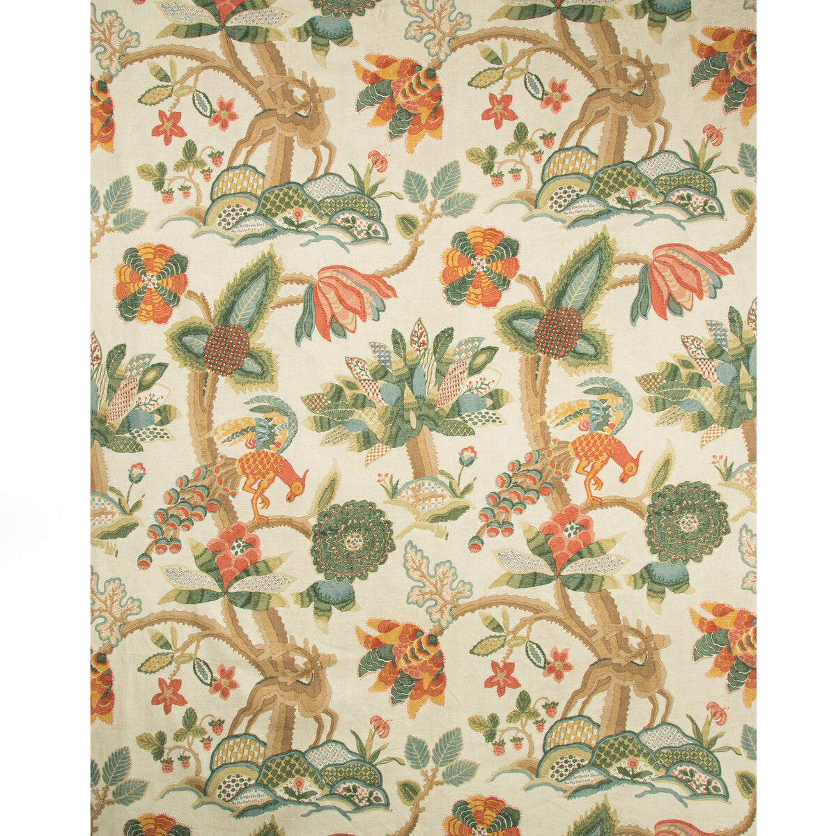 Leyland Print-Berry/Forest
