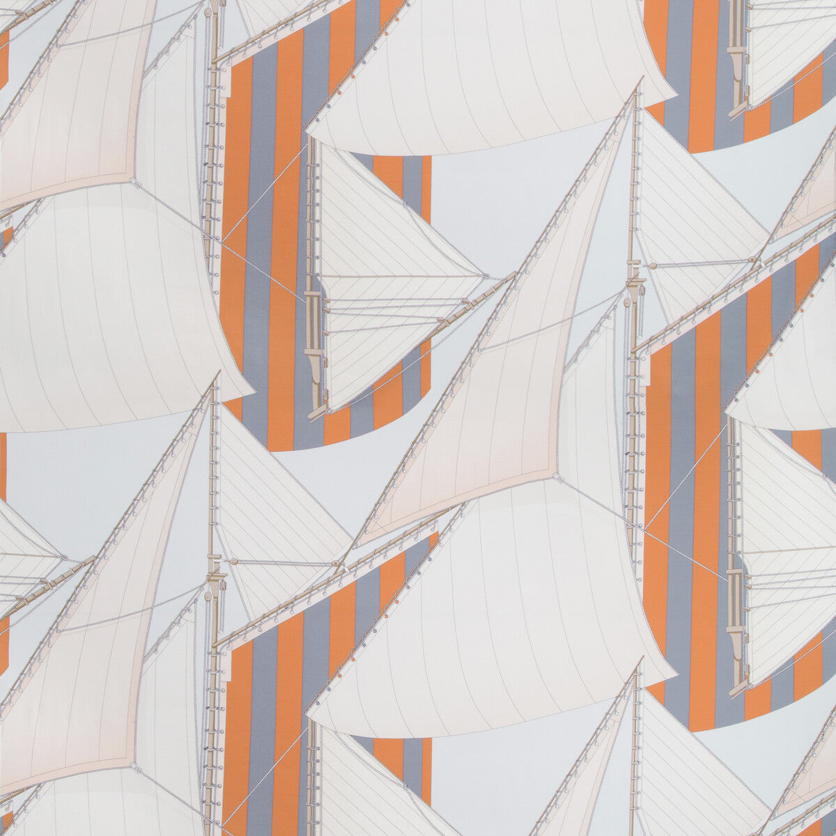 St Tropez Print-Slate/Spice