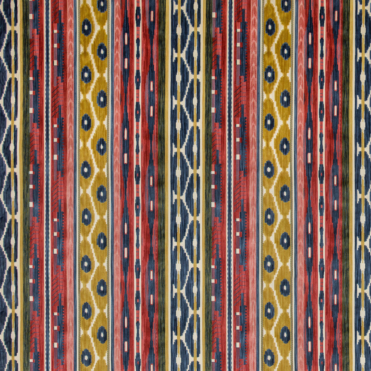Desning Velvet-Red/Blue